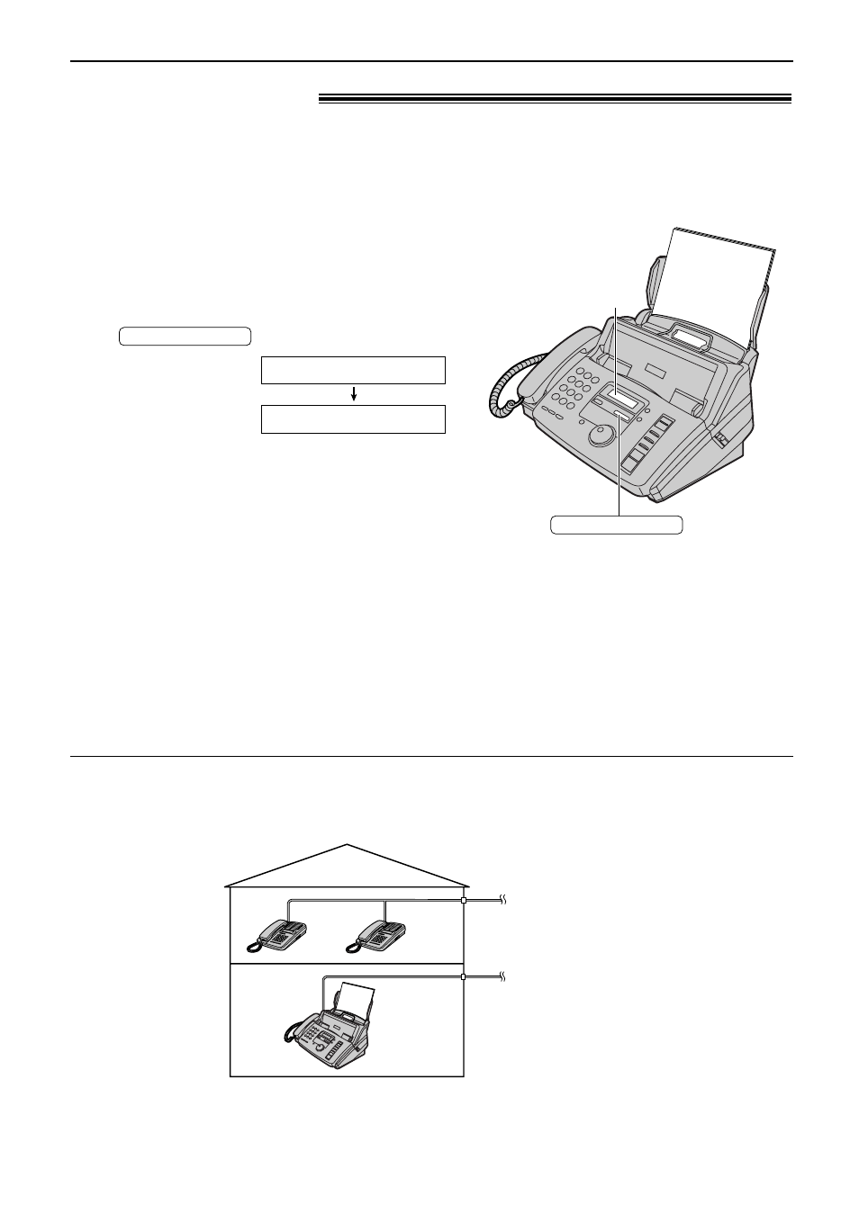 Receiving faxes, Fax only mode ! (all calls are received as faxes), Activating the fax only mode | Panasonic KX-FP181E User Manual | Page 43 / 94