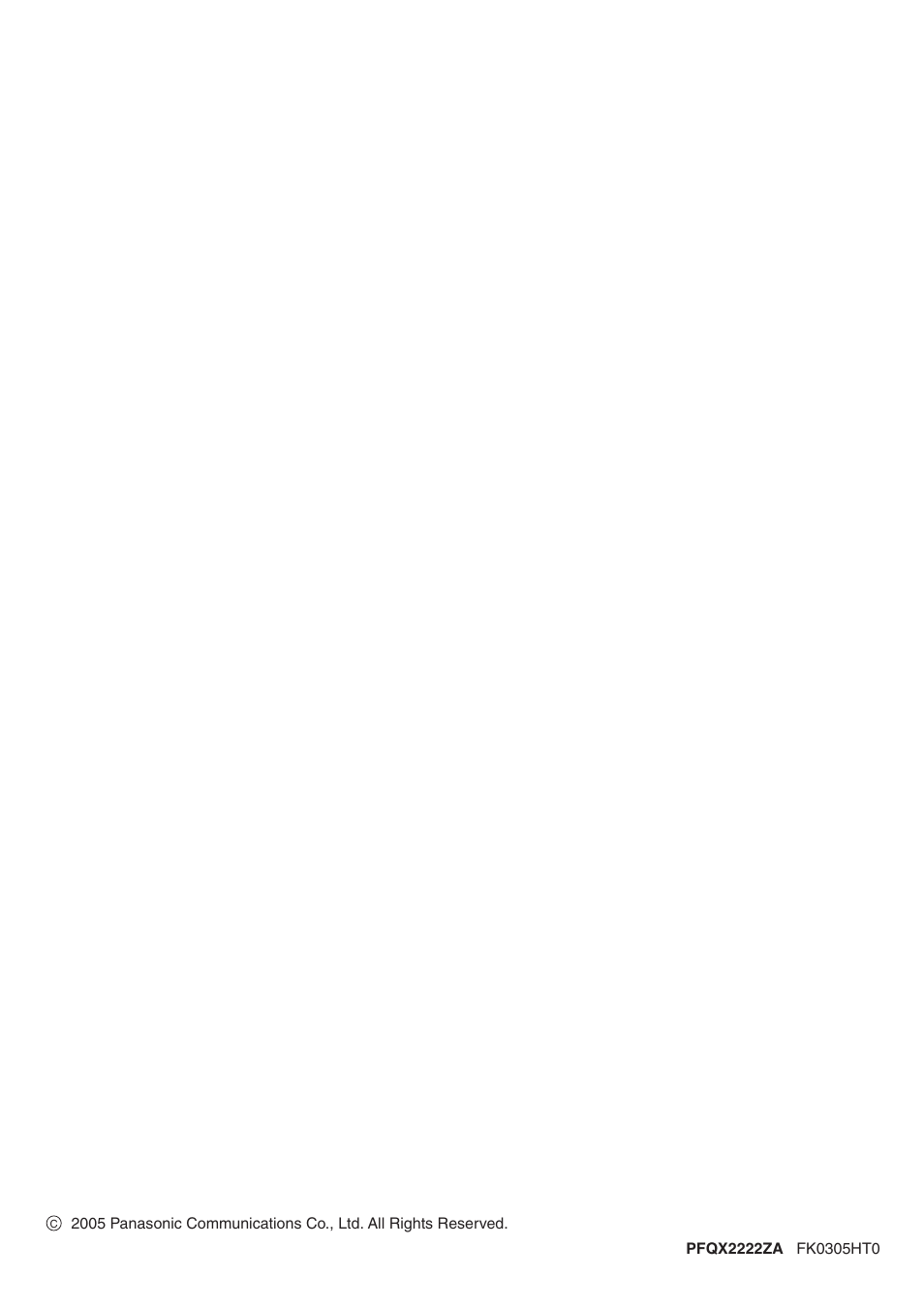 Panasonic KX-PW513DW User Manual | Page 20 / 20