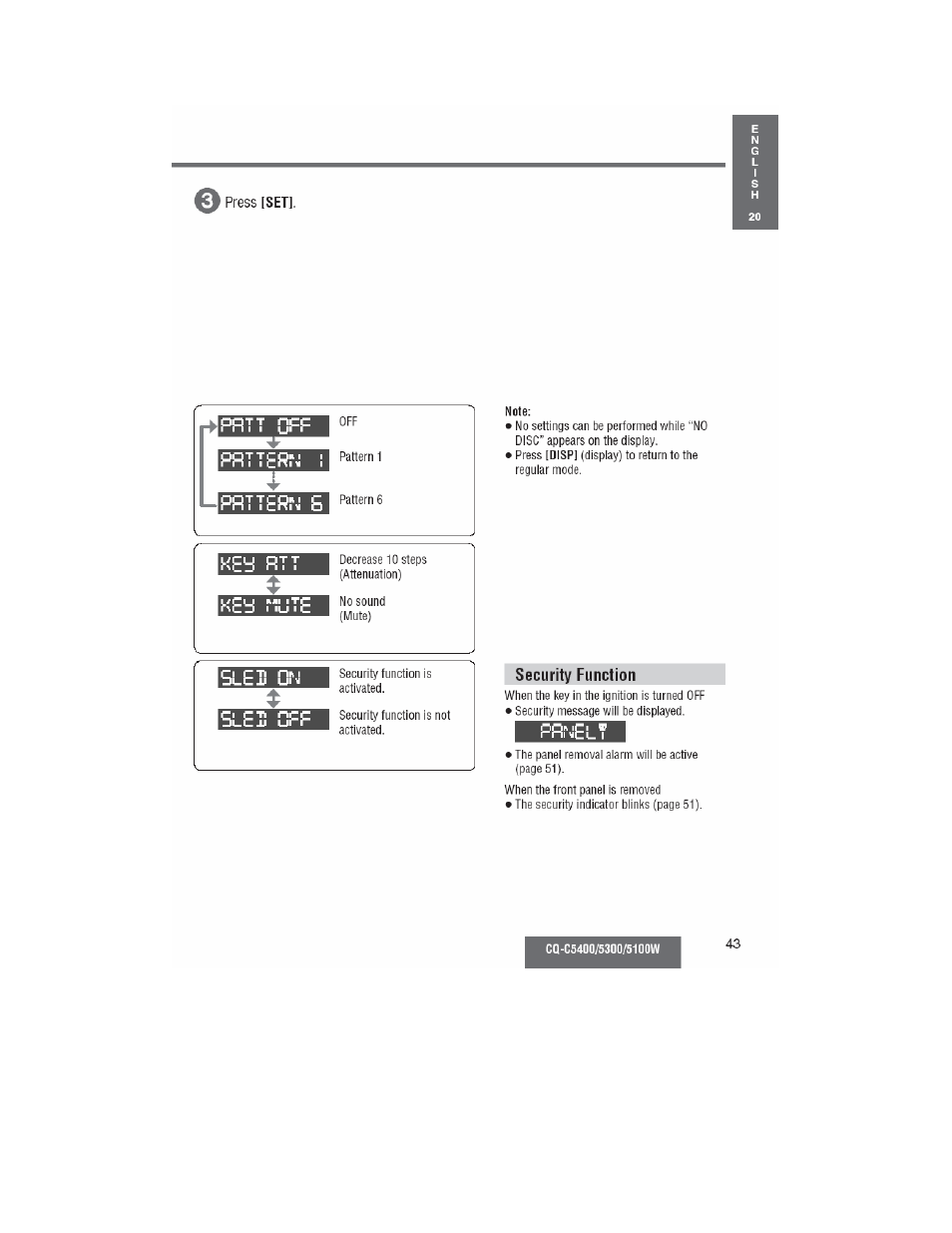 Panasonic CQ-C5100W User Manual | Page 30 / 48