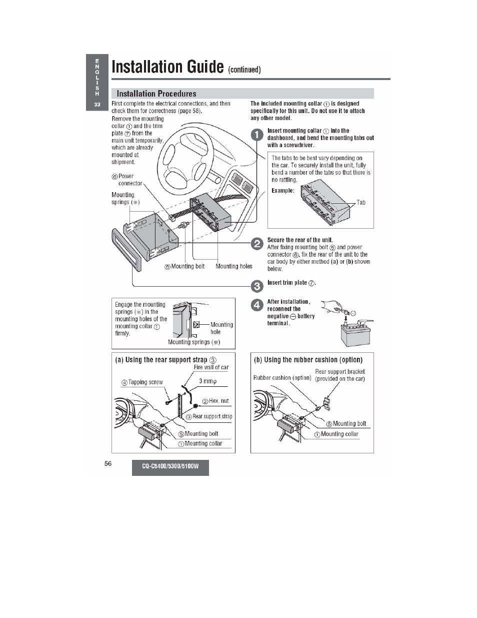 Panasonic CQ-C5100W User Manual | Page 43 / 48