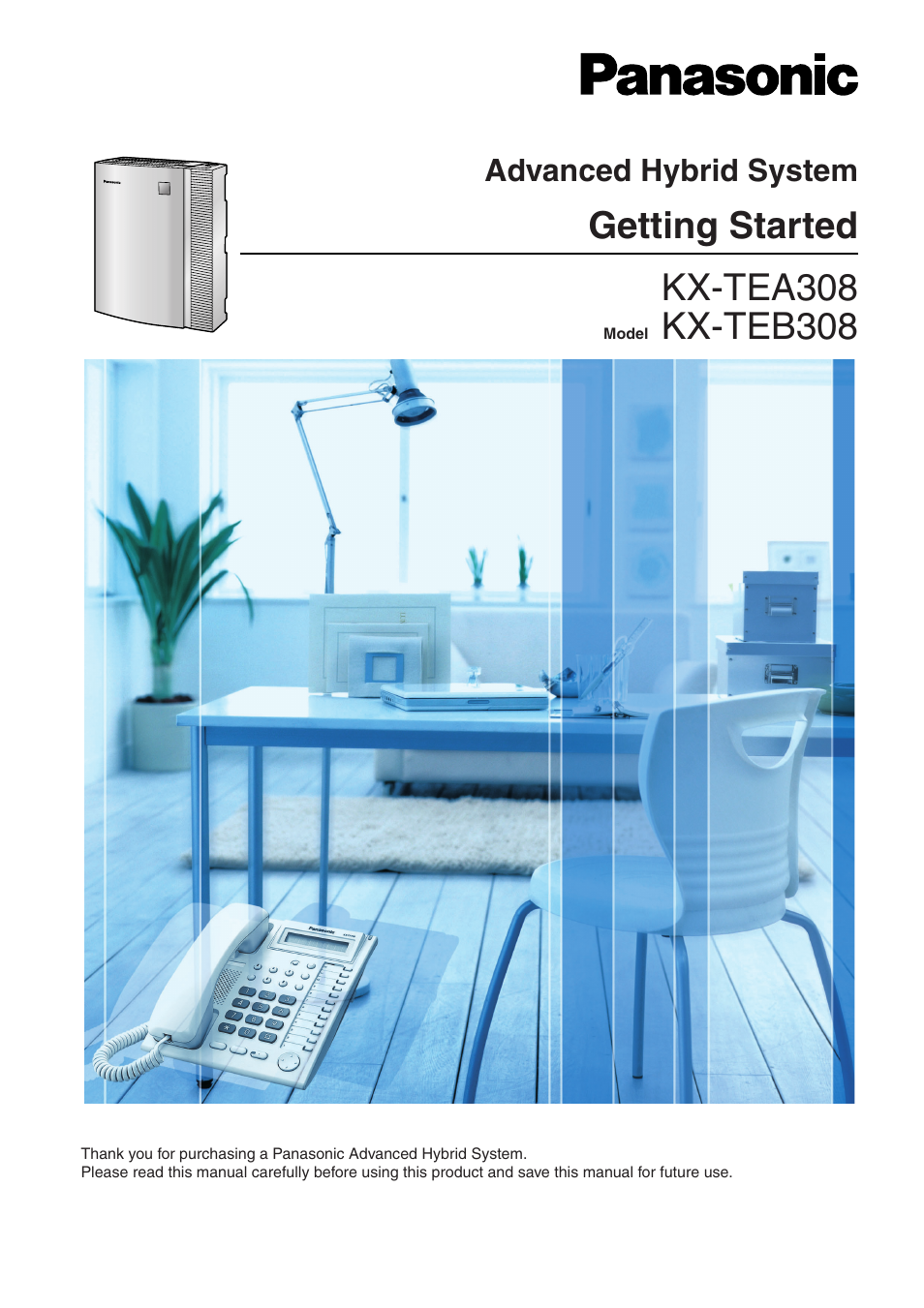 Panasonic ADVANCED HYBRID KX-TEB308 User Manual | 36 pages