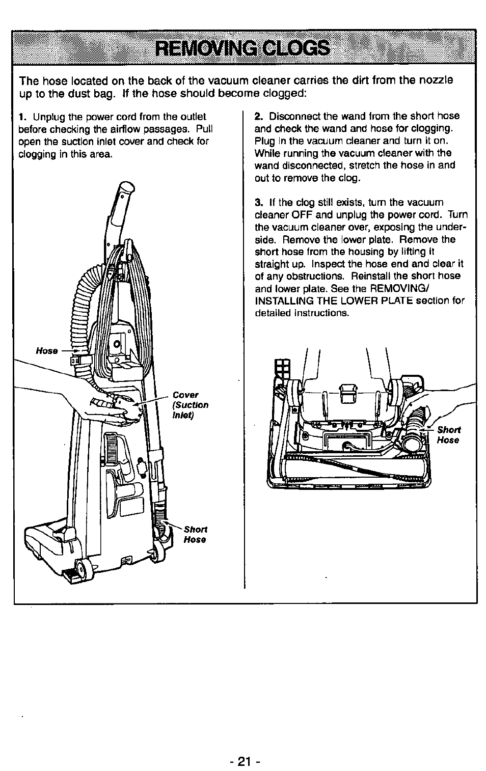 Inle | Panasonic QUICKDRAW MC-V7377 User Manual | Page 21 / 48