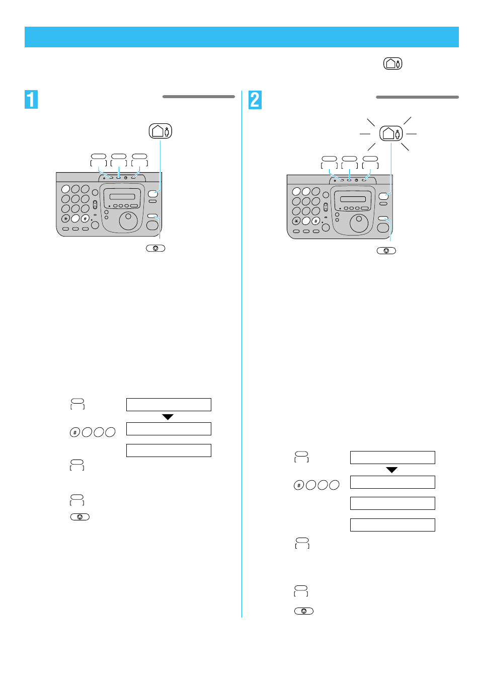 Setting the receive mode, Manual receive mode, Auto receive mode | Panasonic KX-PW11CLH User Manual | Page 7 / 16