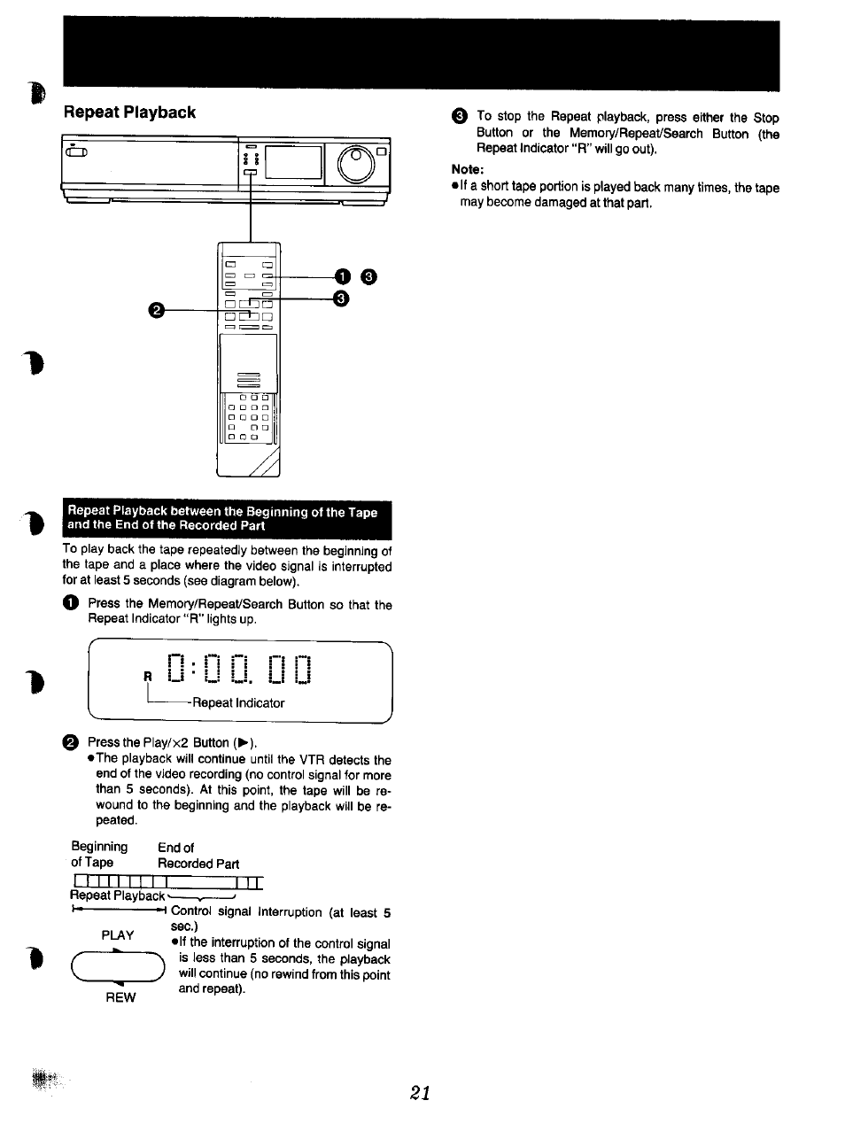 Note, I! . i p r li ■ li | Panasonic NV-F70EA User Manual | Page 21 / 51