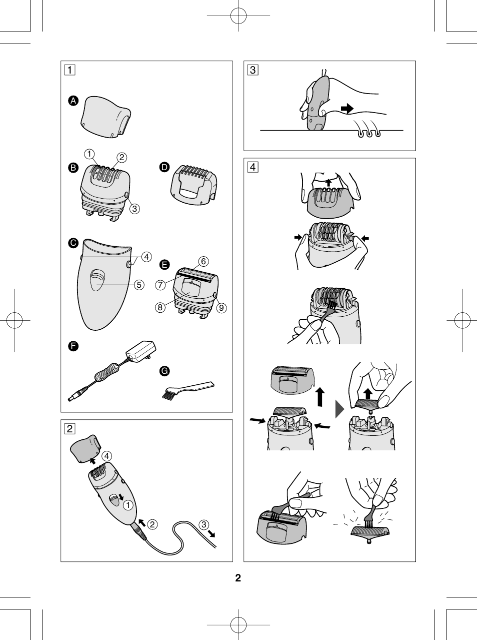 Panasonic ES2015 User Manual | Page 2 / 20