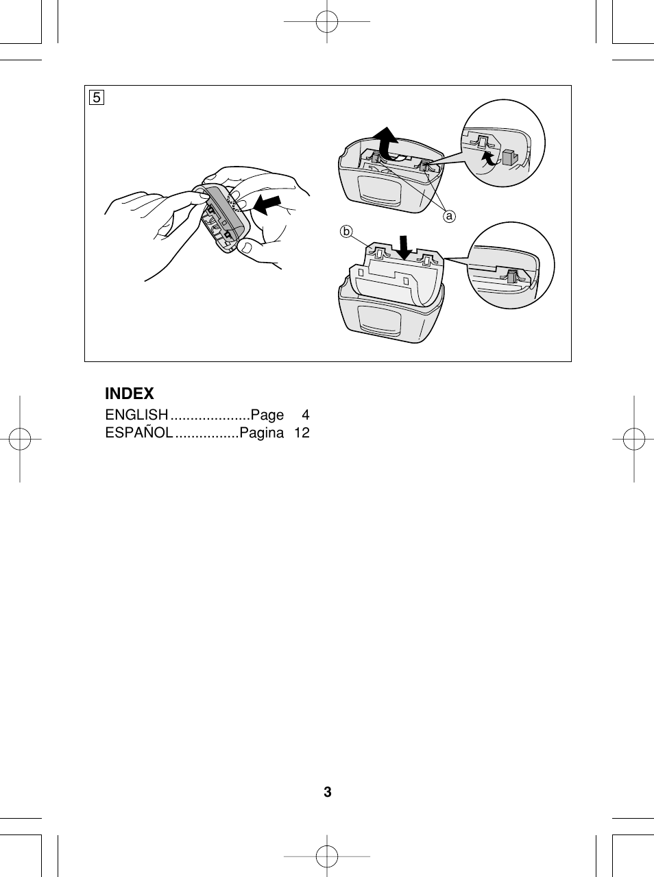 Panasonic ES2015 User Manual | Page 3 / 20