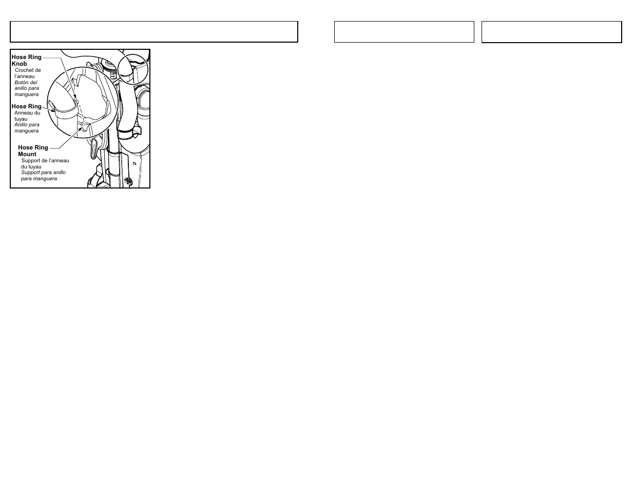 Anneau du tuyau et son support, Hose ring and hose ring mount | Panasonic MC-V7710 User Manual | Page 31 / 60