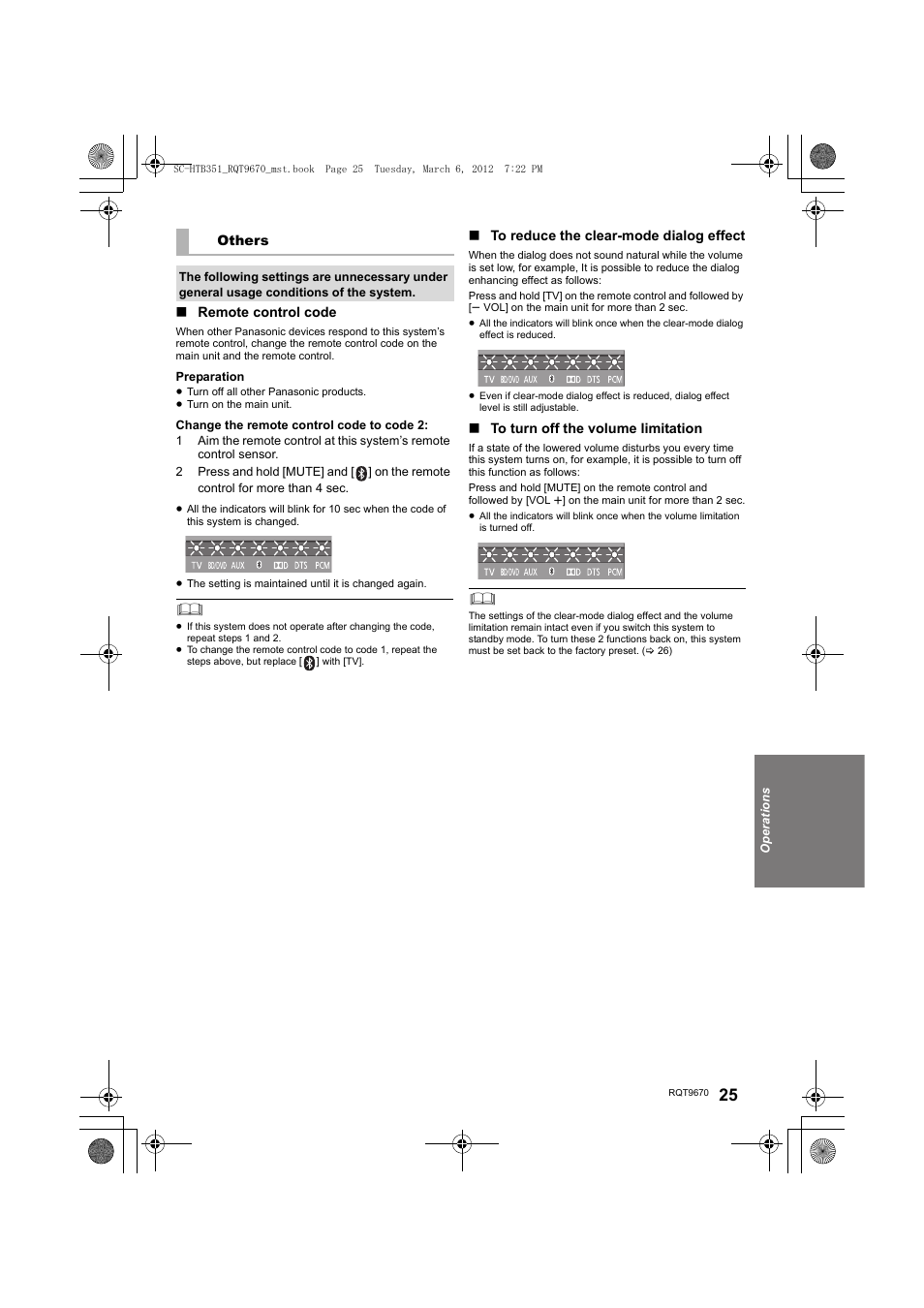 Panasonic SC-HTB351 User Manual | Page 25 / 32
