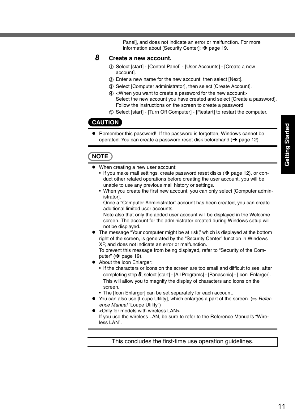 Panasonic CF-51 User Manual | Page 11 / 36