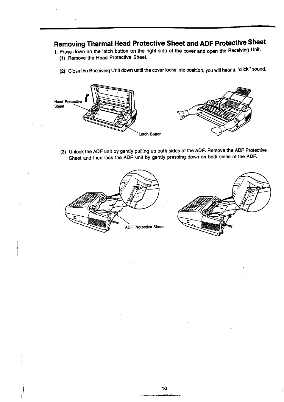 Panasonic Panafax UF-270 User Manual | Page 12 / 123