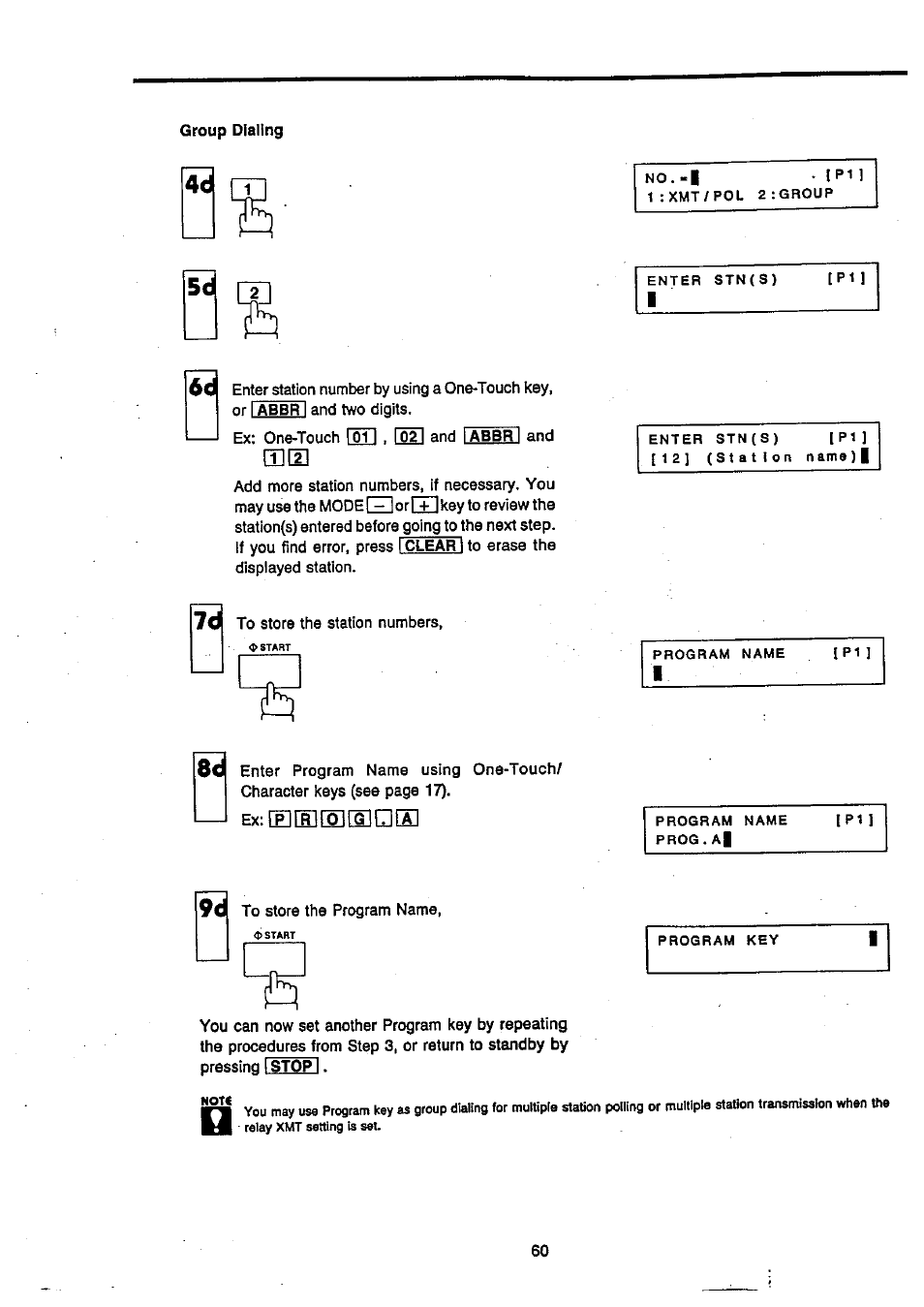 Panasonic Panafax UF-270 User Manual | Page 61 / 123