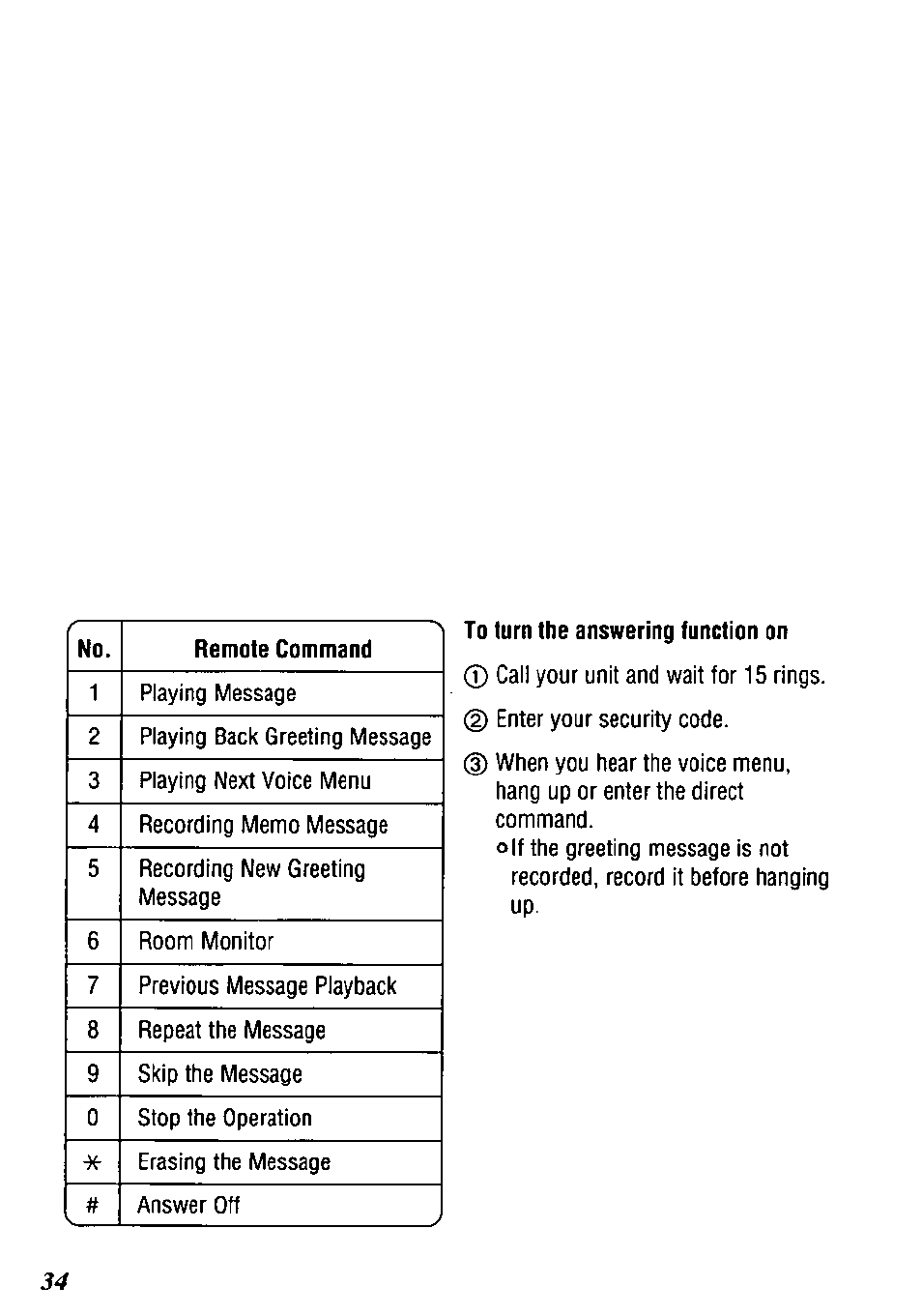 Panasonic KX-TM80-B User Manual | Page 34 / 36