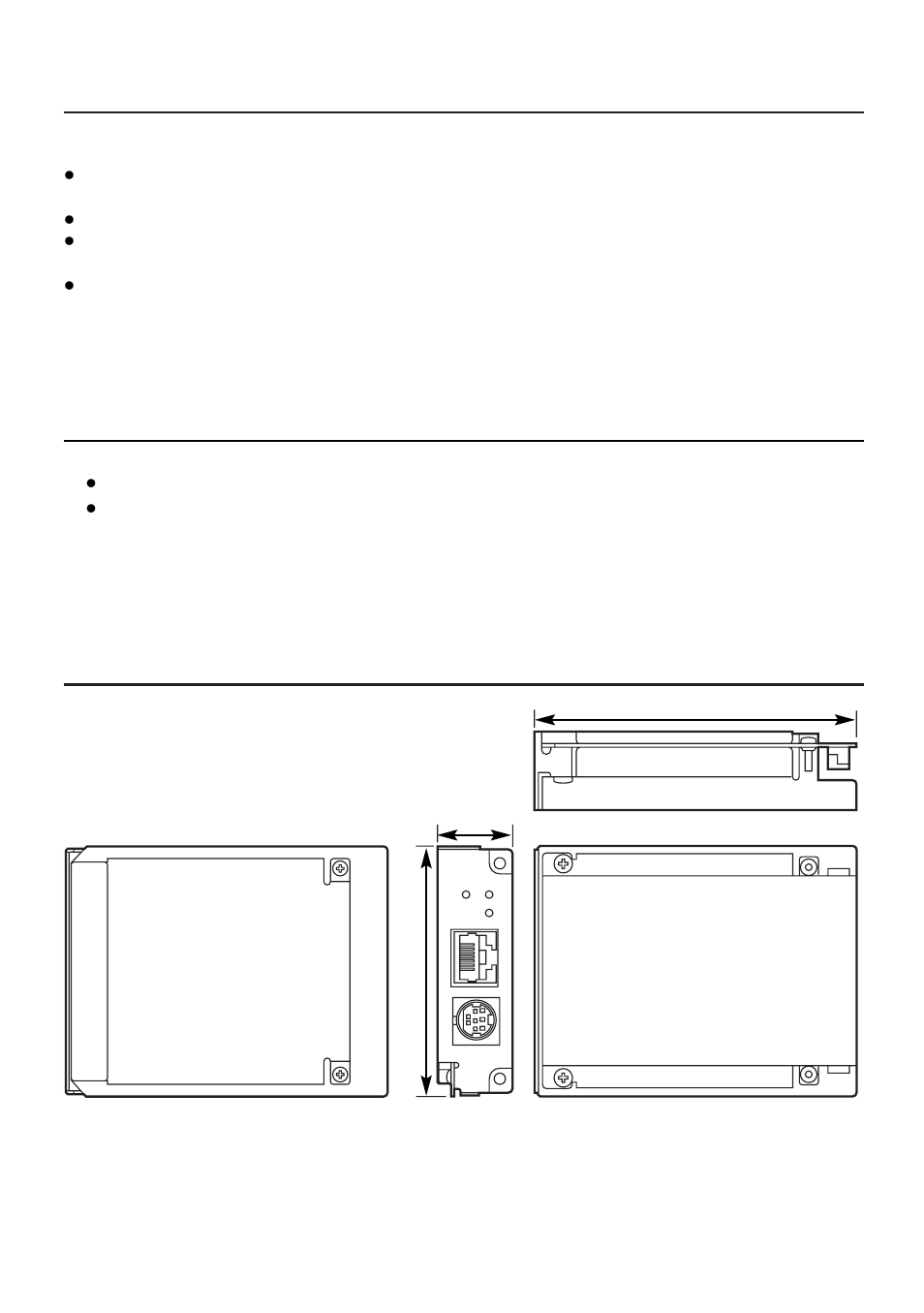 External dimensions drawing, Pan/tilt head and camera control, Server functions | Panasonic AW-PB309P User Manual | Page 15 / 20