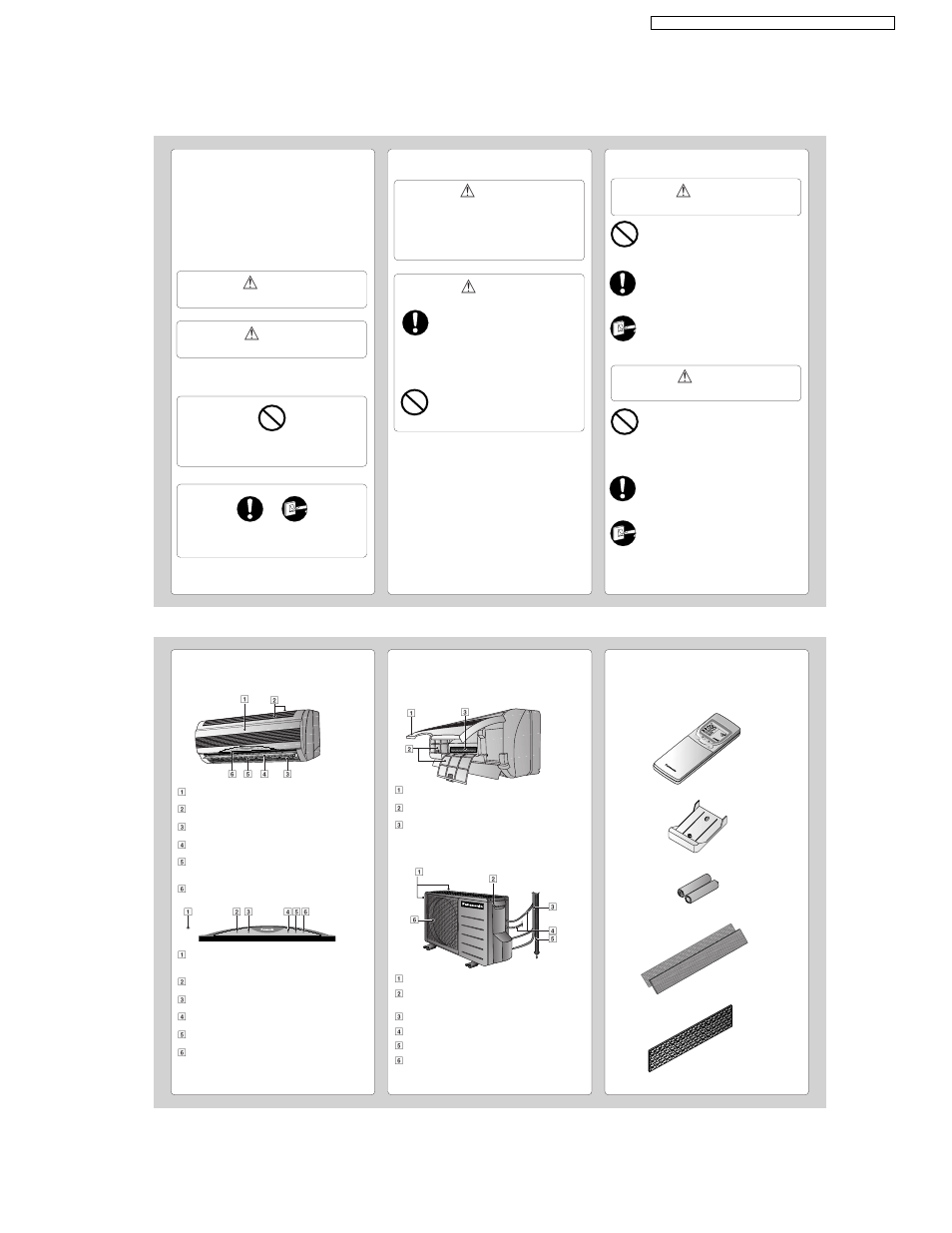 9 operating instructions (u.s.a. models), Power | Panasonic CS-A9CKPG User Manual | Page 35 / 82