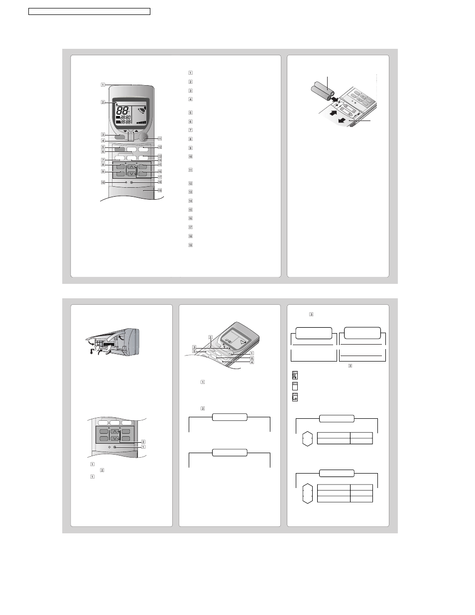 Ch ec k, Re se t clo ck, Name of each part | Preparation before operation, How to operate | Panasonic CS-A9CKPG User Manual | Page 36 / 82