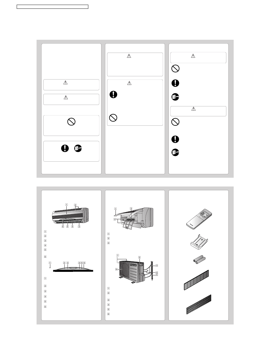 10 operating instructions (canada models), Power | Panasonic CS-A9CKPG User Manual | Page 40 / 82