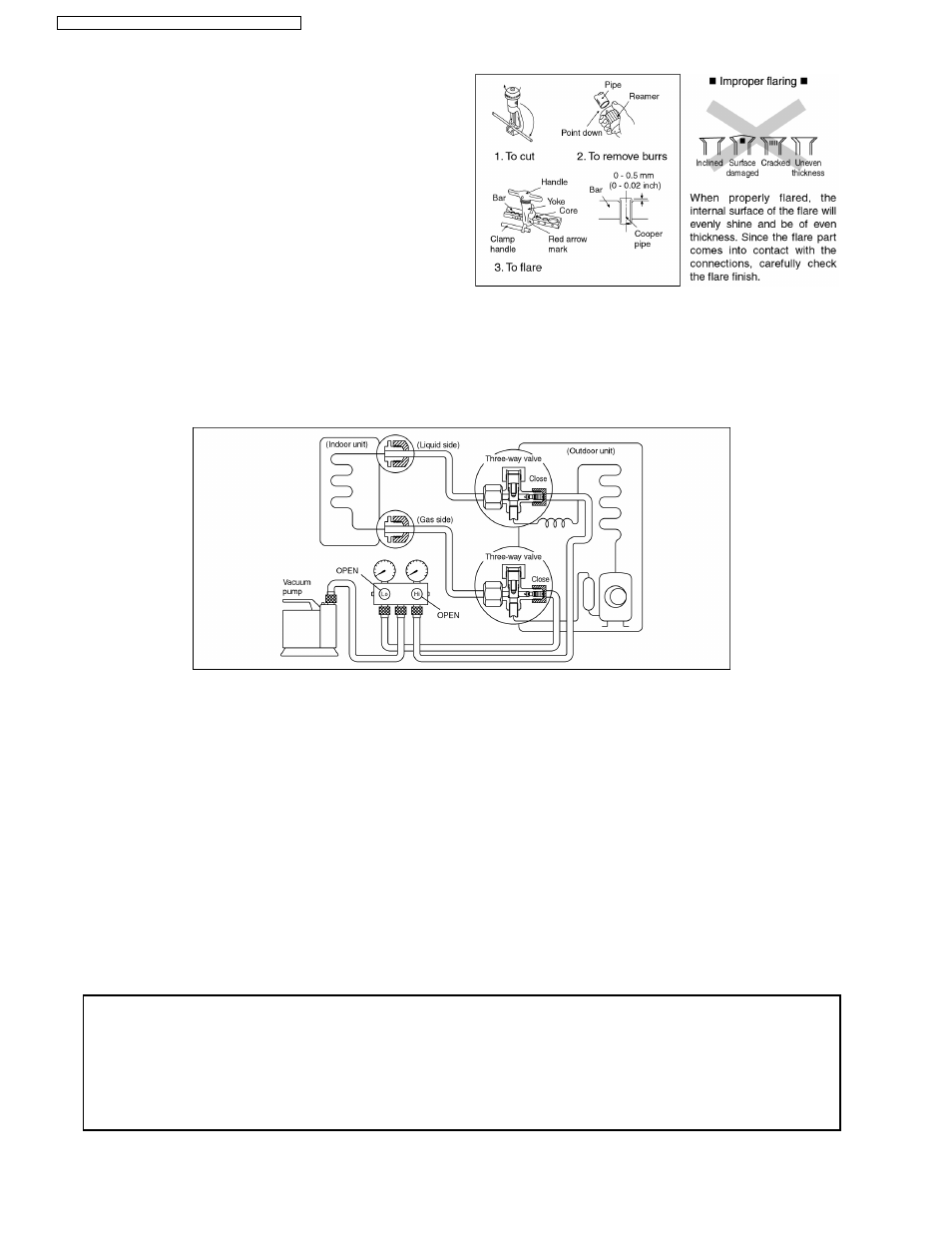 Evacuation of the equipment | Panasonic CS-A9CKPG User Manual | Page 52 / 82