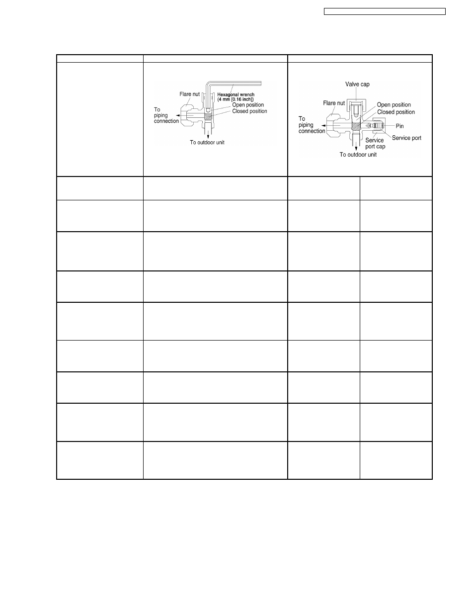 12 2-way, 3-way valve | Panasonic CS-A9CKPG User Manual | Page 55 / 82