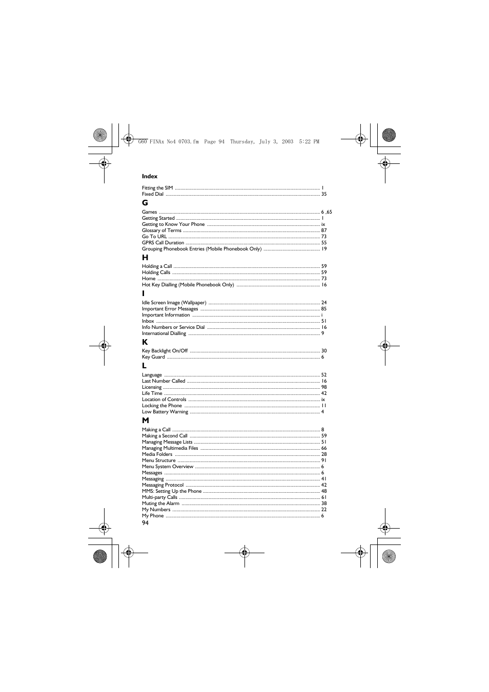 Panasonic EB-G60 User Manual | Page 105 / 111
