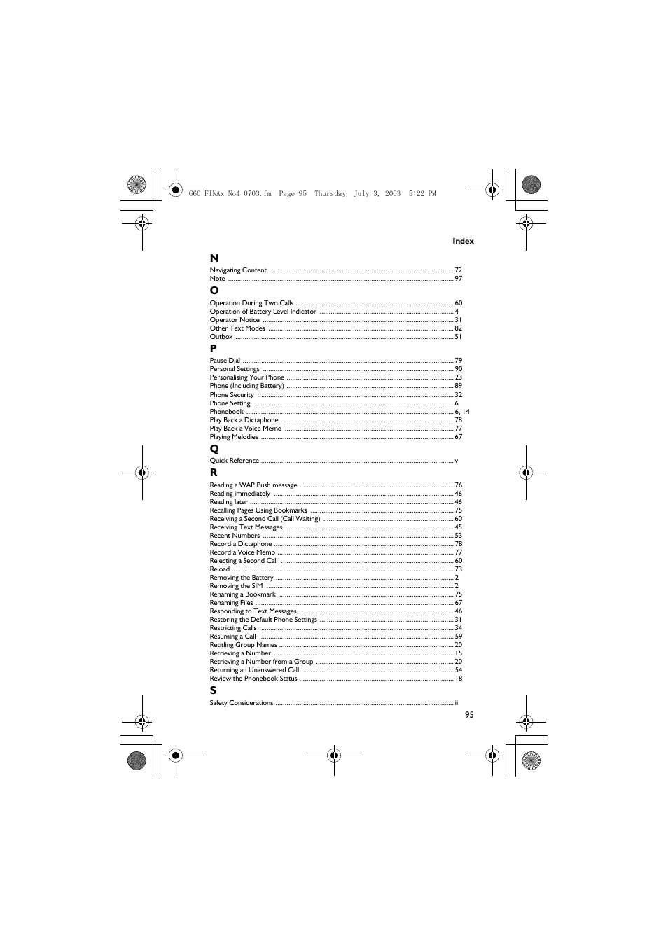 Panasonic EB-G60 User Manual | Page 106 / 111