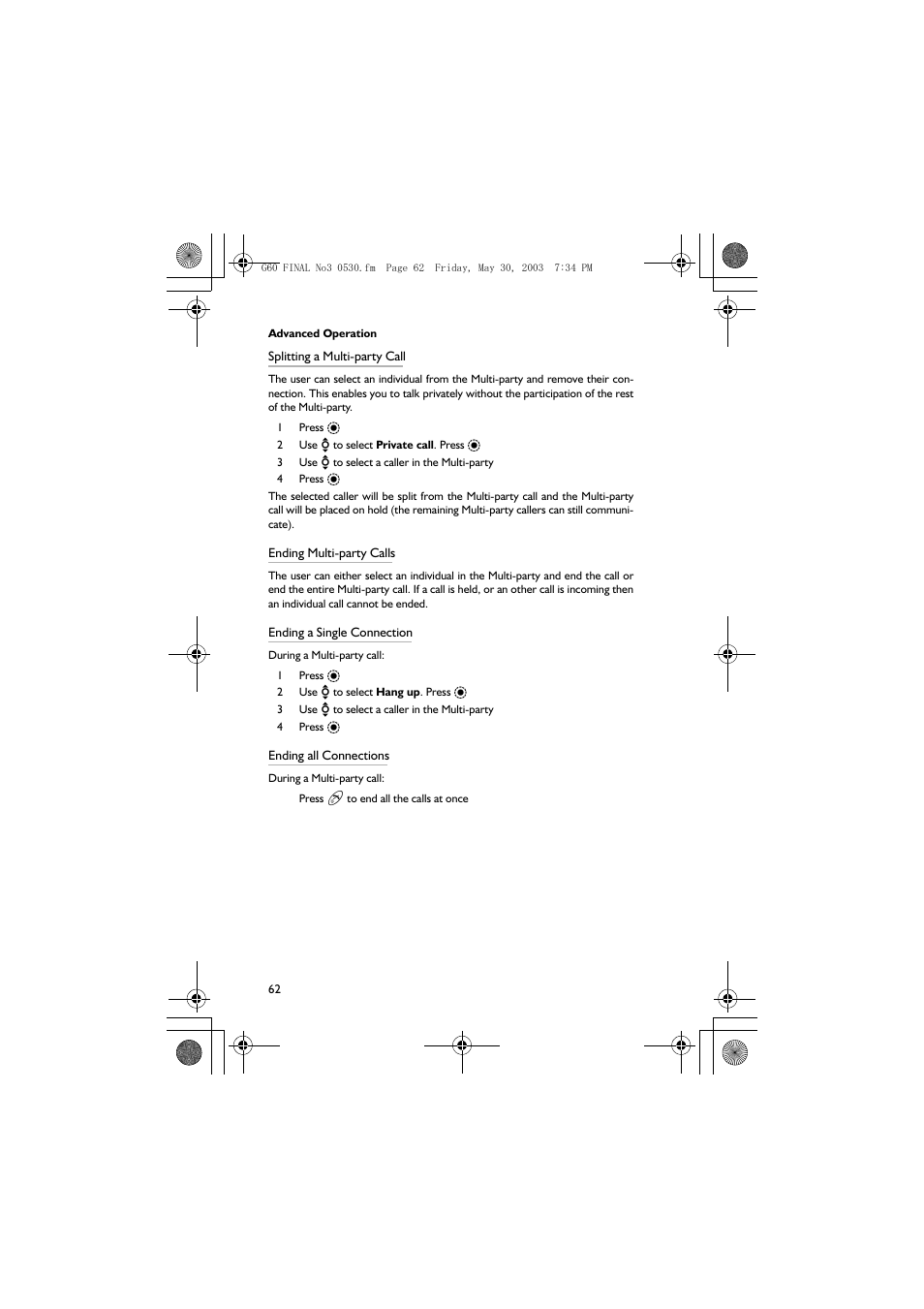 Panasonic EB-G60 User Manual | Page 73 / 111