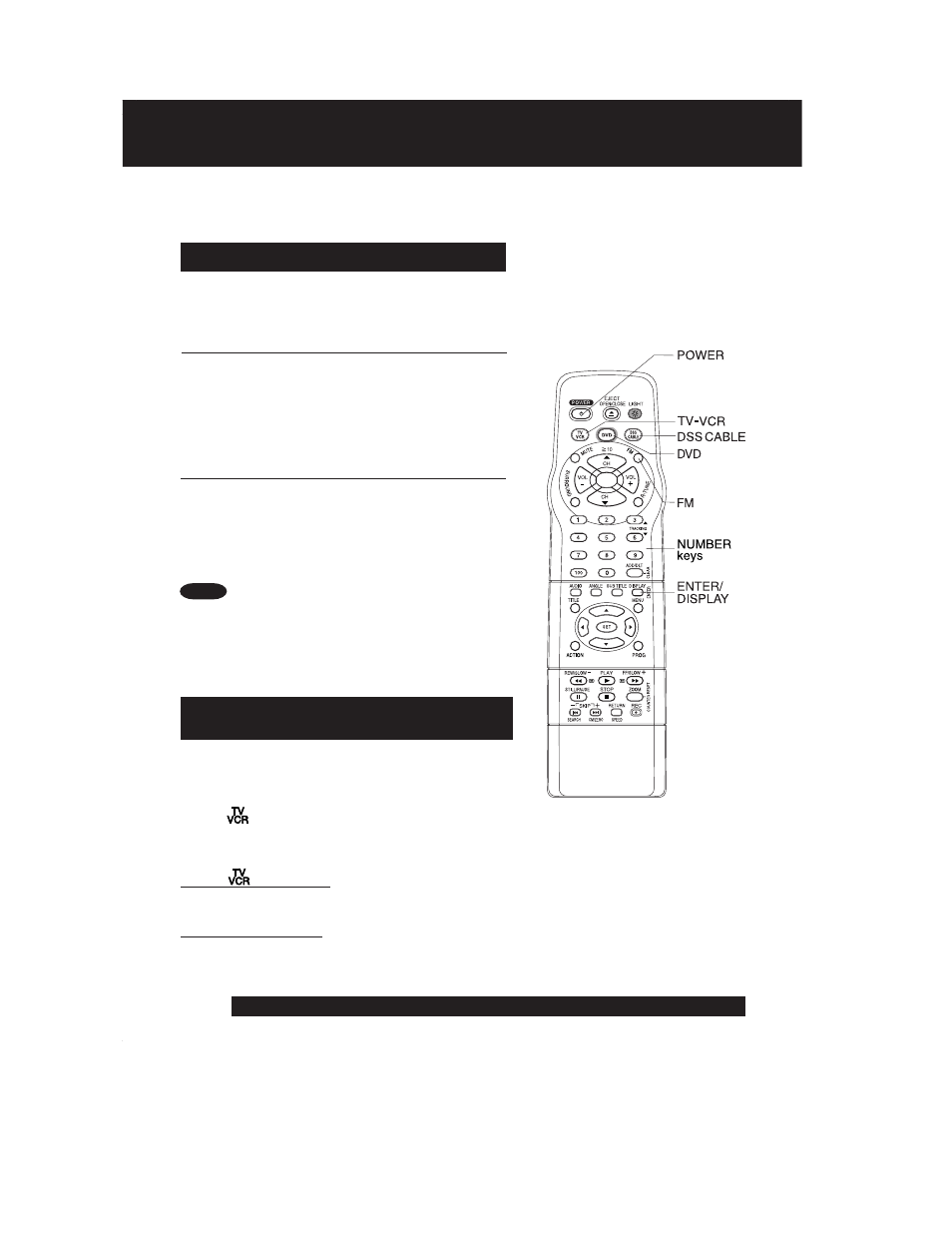 Advanced operation (tv /vcr) (dvd), Cable box universal remote control feature | Panasonic PV-DF2002 User Manual | Page 32 / 75