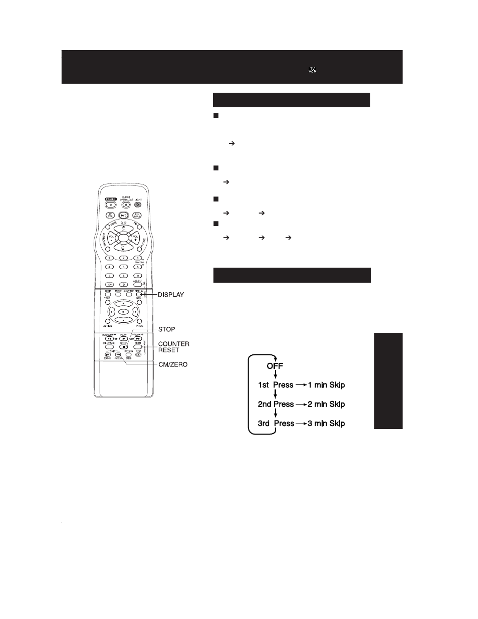 Commercial skip, Auto operation functions | Panasonic PV-DF2002 User Manual | Page 37 / 75