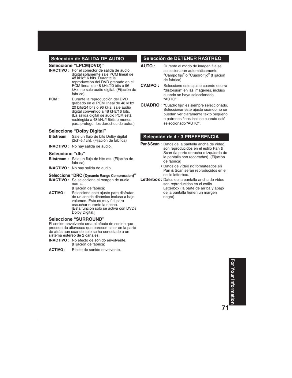 Panasonic PV-DF2002 User Manual | Page 70 / 75