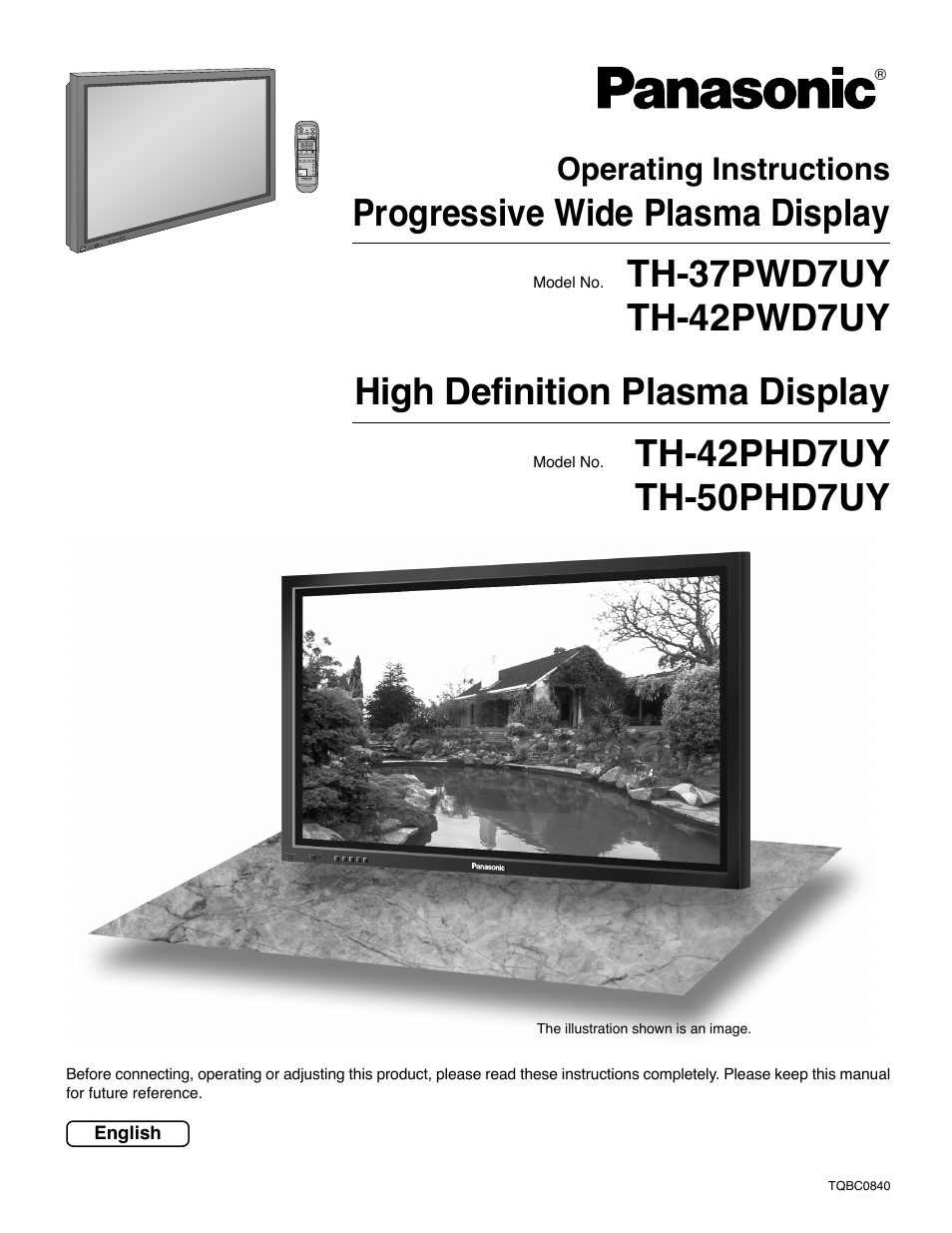 Panasonic H-37PWD7UY User Manual | 44 pages