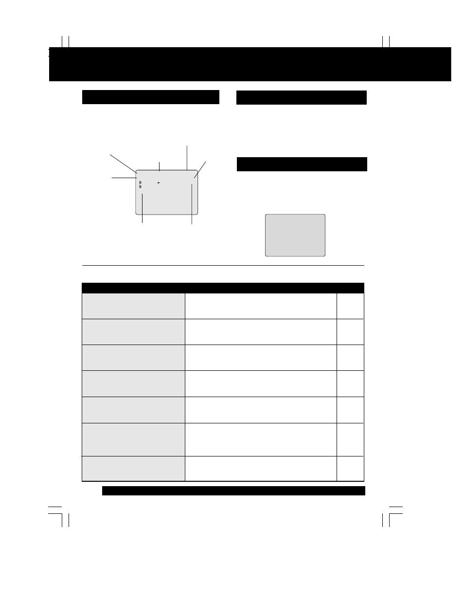 For your information, On-screen display (osd), Warning and instruction displays | Panasonic PV C2062 User Manual | Page 34 / 40