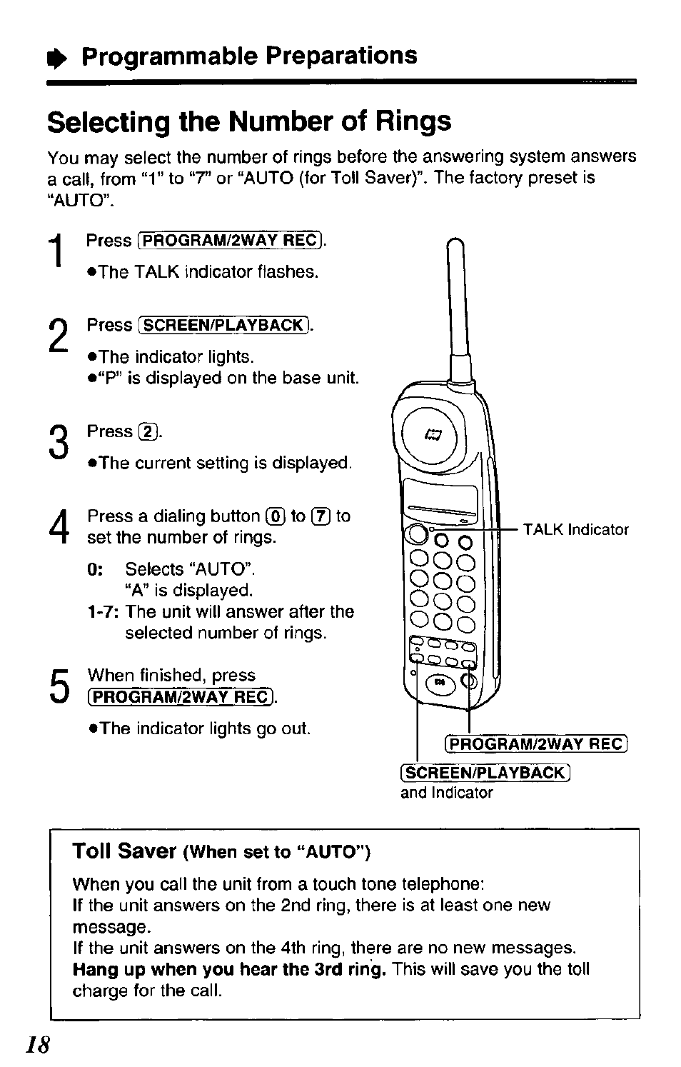 Panasonic KX-TCM424-W User Manual | Page 18 / 64