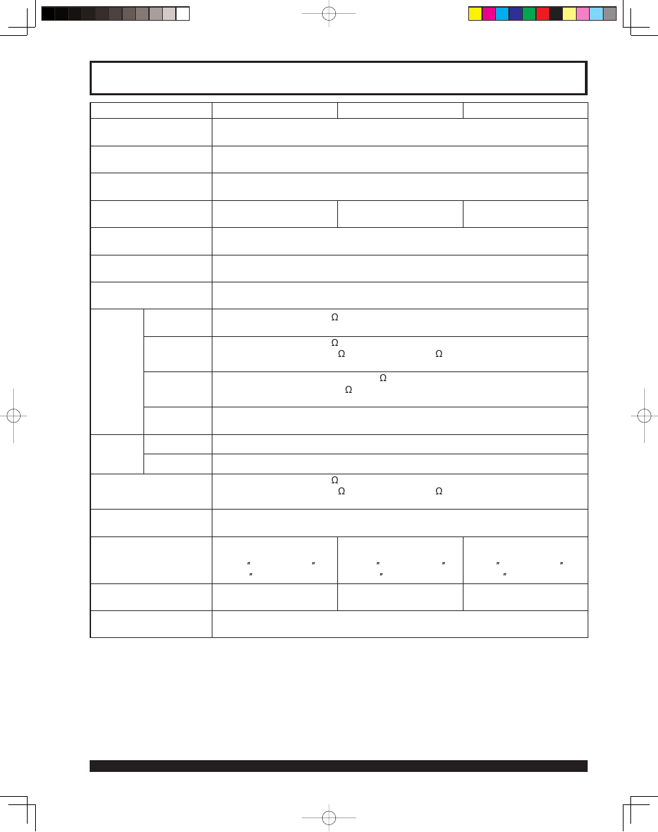 Specifications, Spec i fi ca tions | Panasonic PT 43LCX64 User Manual | Page 102 / 112