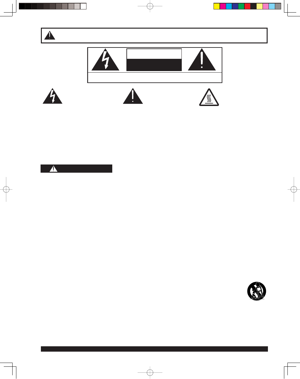Getting started, Important safety instructions, Caution | Warning | Panasonic PT 43LCX64 User Manual | Page 2 / 112