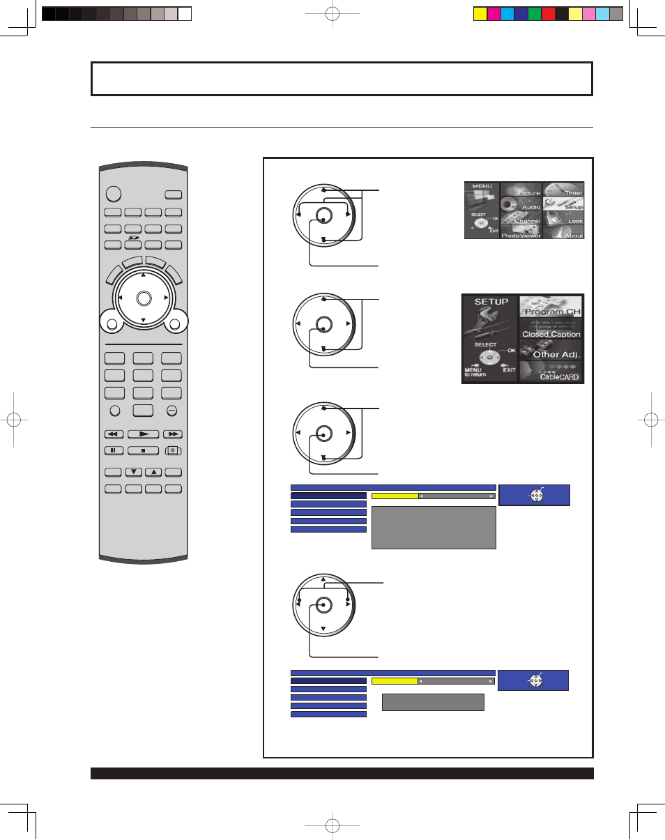 Tuning channels, Automatic channel setting | Panasonic PT 43LCX64 User Manual | Page 30 / 112