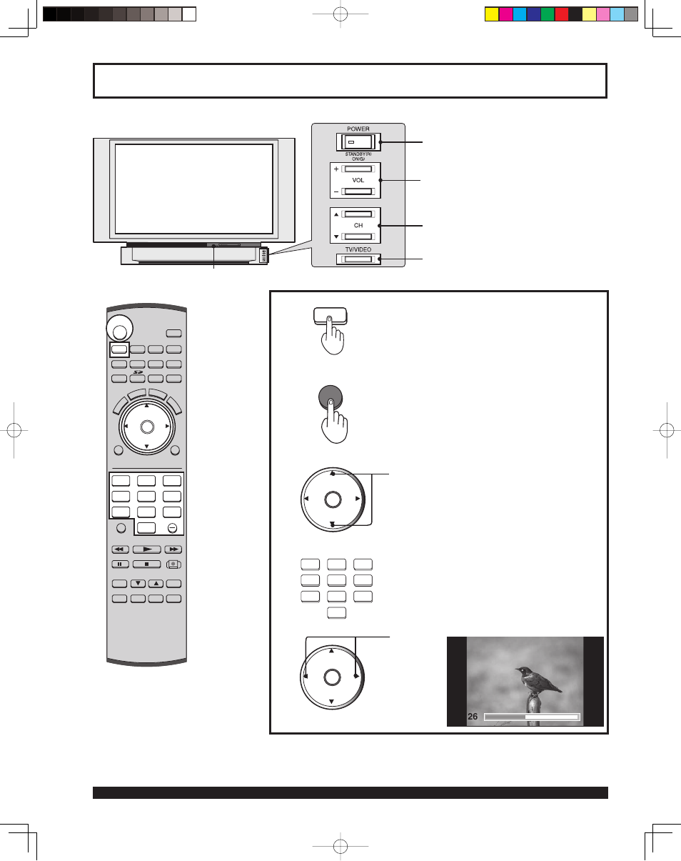Device display operation | Panasonic PT 43LCX64 User Manual | Page 34 / 112