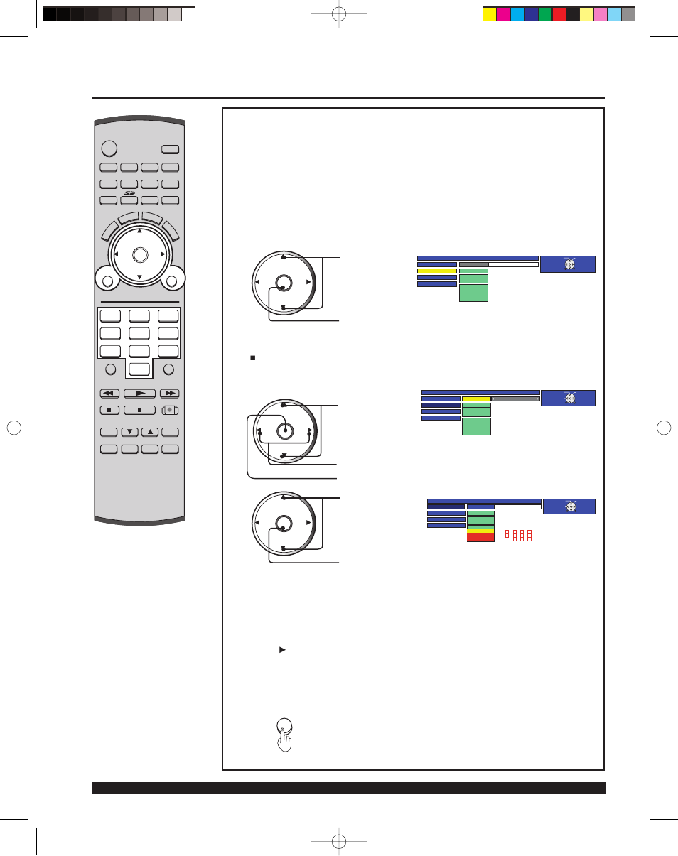 Lock feature, Block program (continued), Press to select u.s.tv | Press to enter the u.s.tv fi eld, Press to exit menu, Press to set | Panasonic PT 43LCX64 User Manual | Page 60 / 112