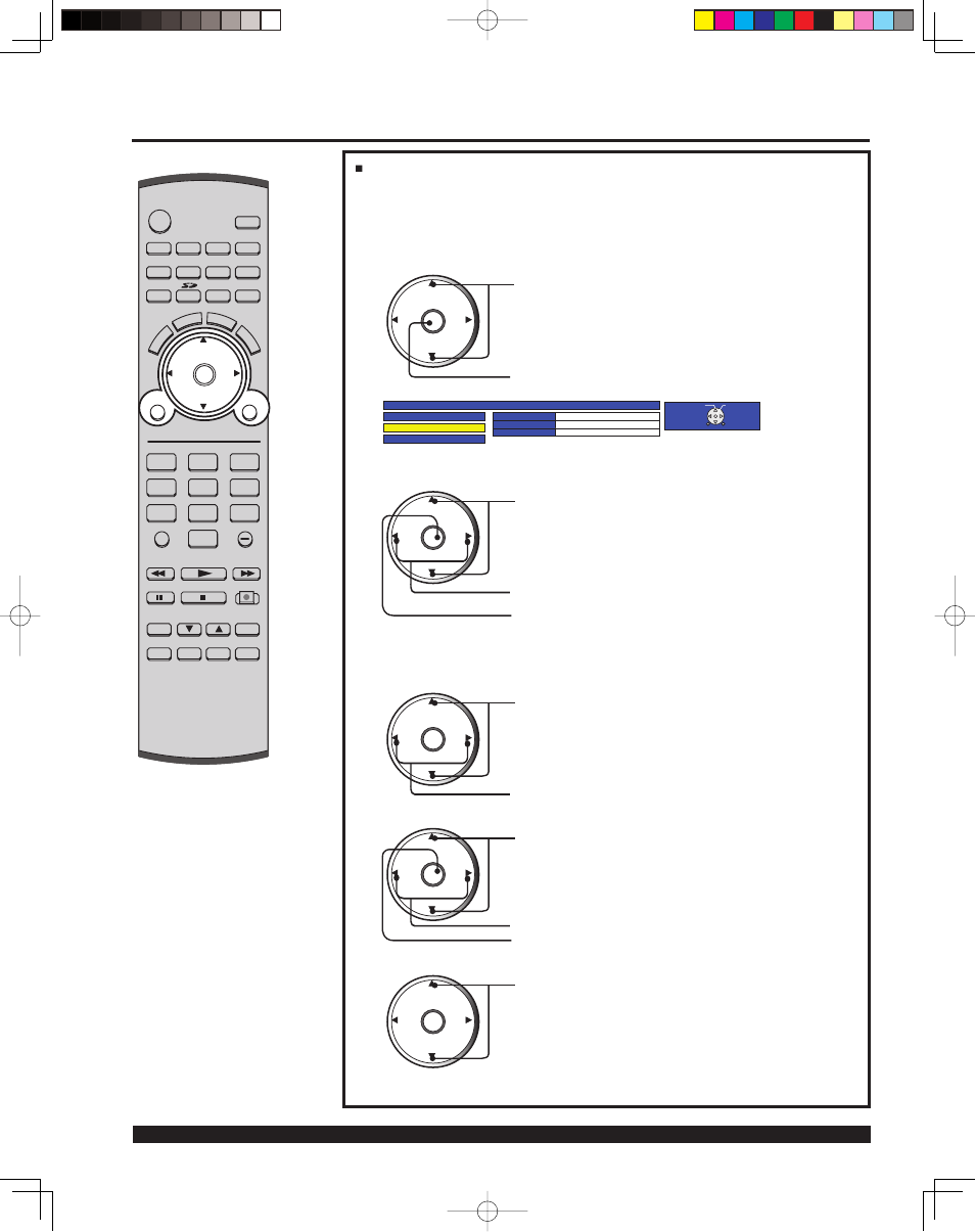 Channel caption feature (continued) | Panasonic PT 43LCX64 User Manual | Page 70 / 112