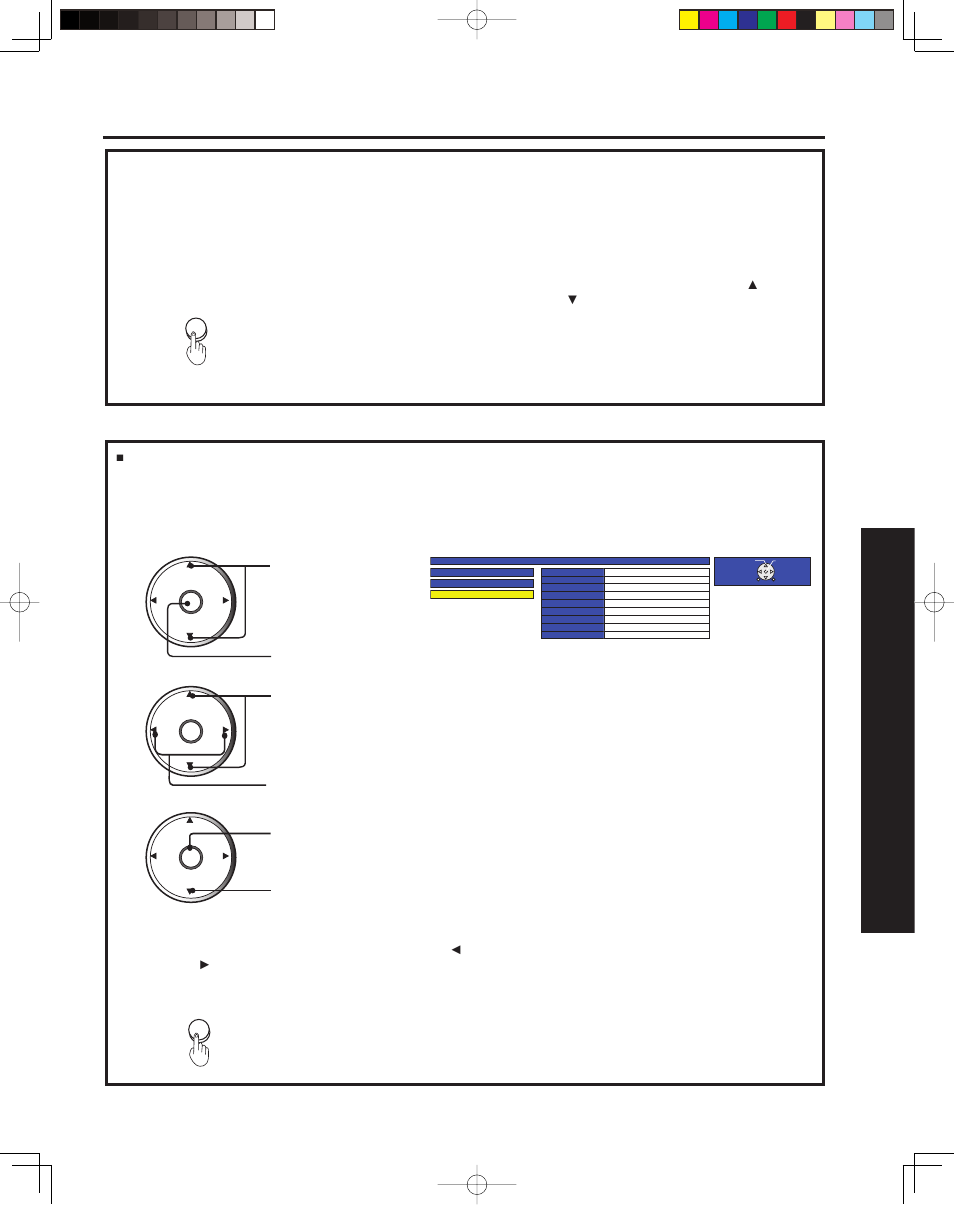 Channel caption feature (continued), 71 advanced op er a tion | Panasonic PT 43LCX64 User Manual | Page 71 / 112