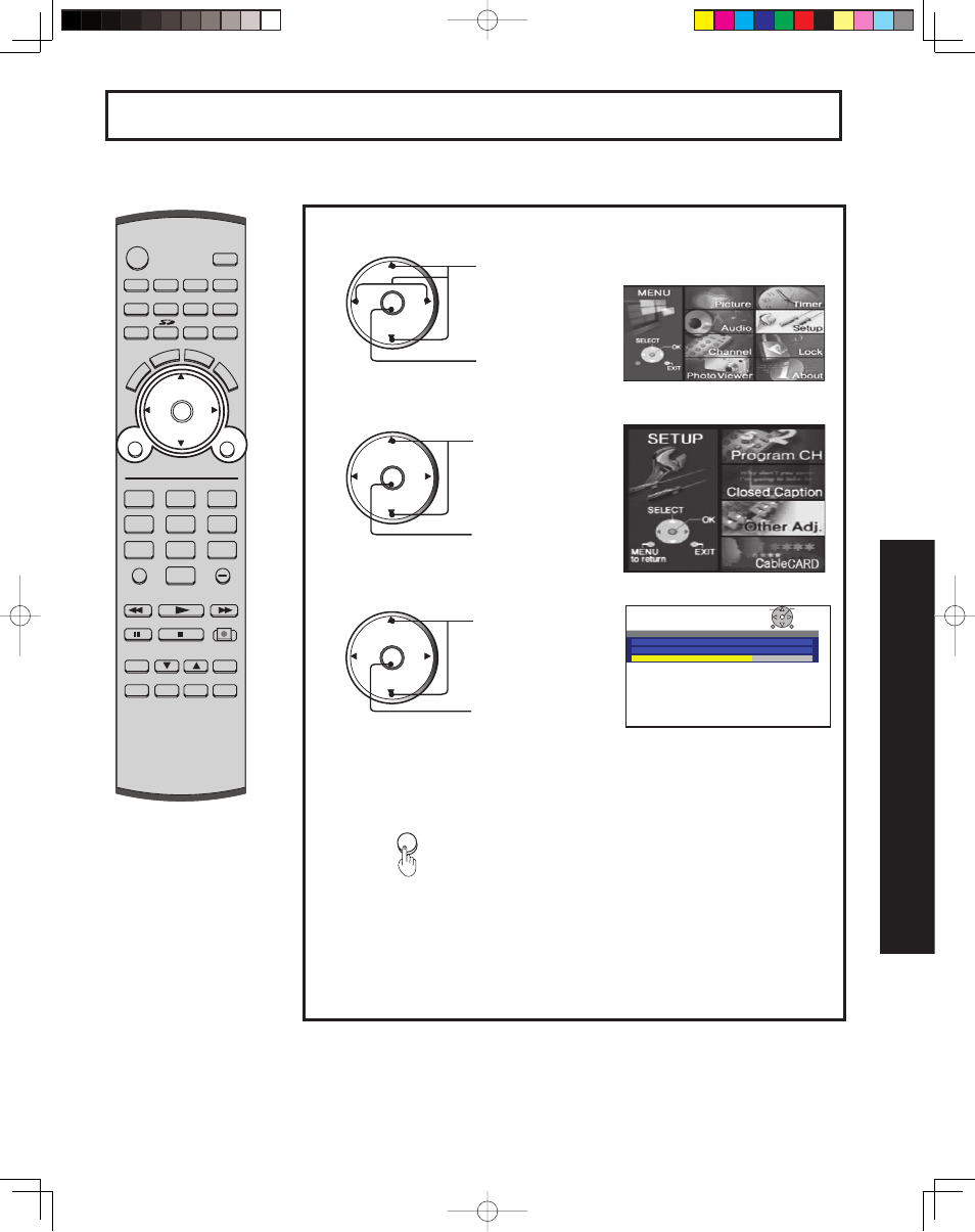 Demo mode feature, 3demo mode feature, 81 advanced op er a tion | Panasonic PT 43LCX64 User Manual | Page 81 / 112