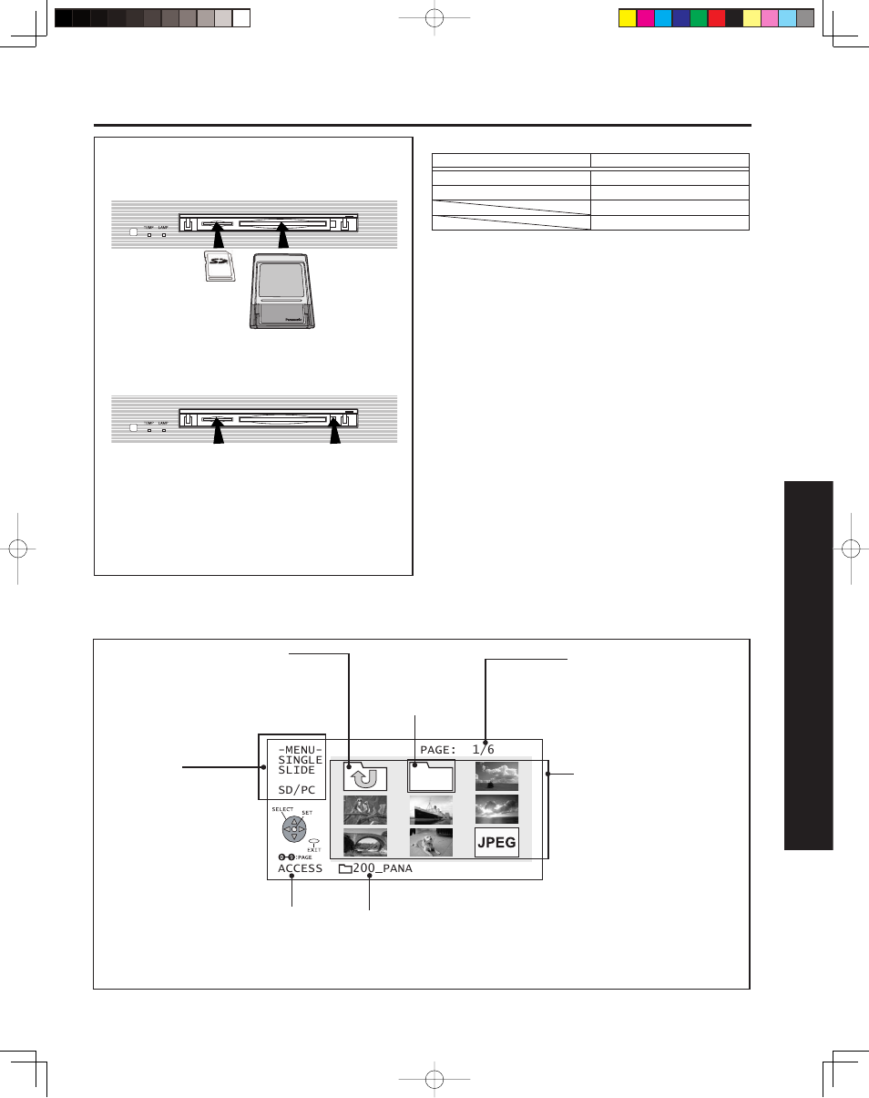 Photo viewer (sd card/pc card), 87 advanced op er a tion | Panasonic PT 43LCX64 User Manual | Page 87 / 112