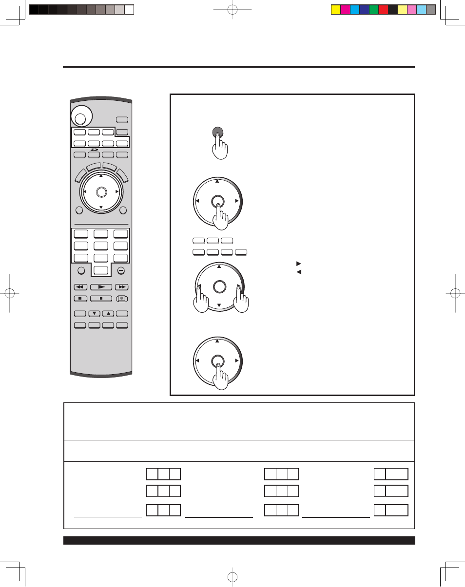 Component codes, Programming without a code | Panasonic PT 43LCX64 User Manual | Page 92 / 112