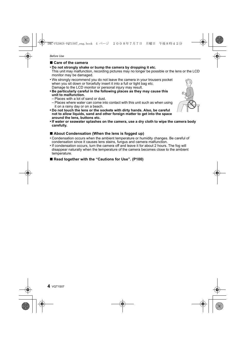 Panasonic DMC-FX38 User Manual | Page 4 / 120