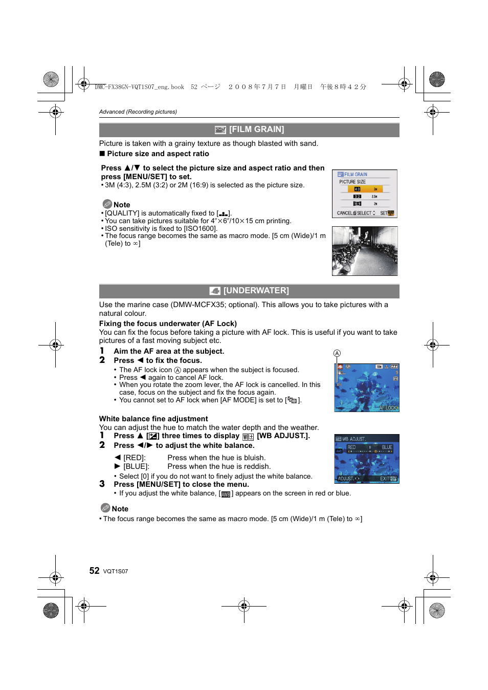 Panasonic DMC-FX38 User Manual | Page 52 / 120