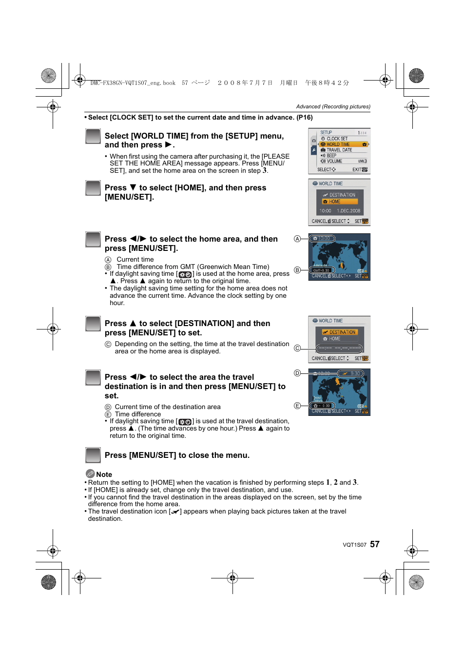 Panasonic DMC-FX38 User Manual | Page 57 / 120