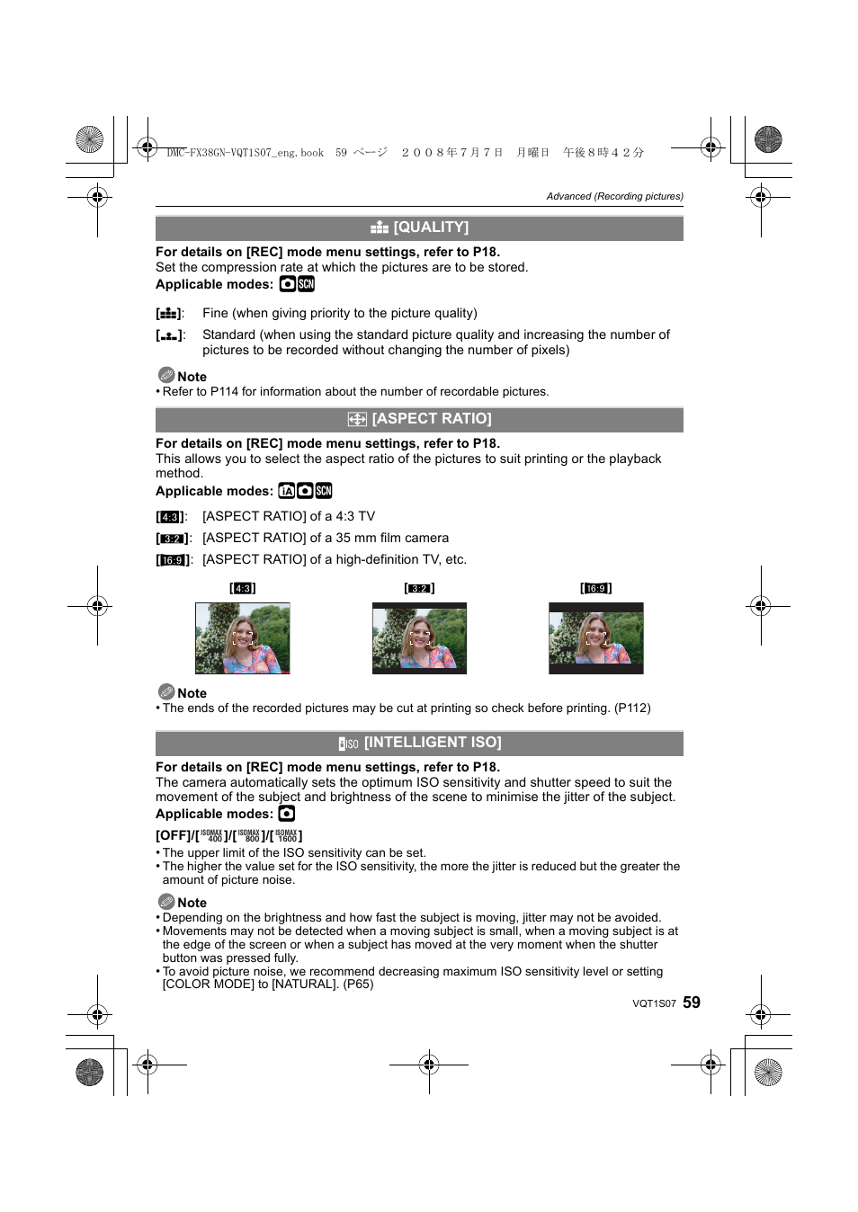 Panasonic DMC-FX38 User Manual | Page 59 / 120