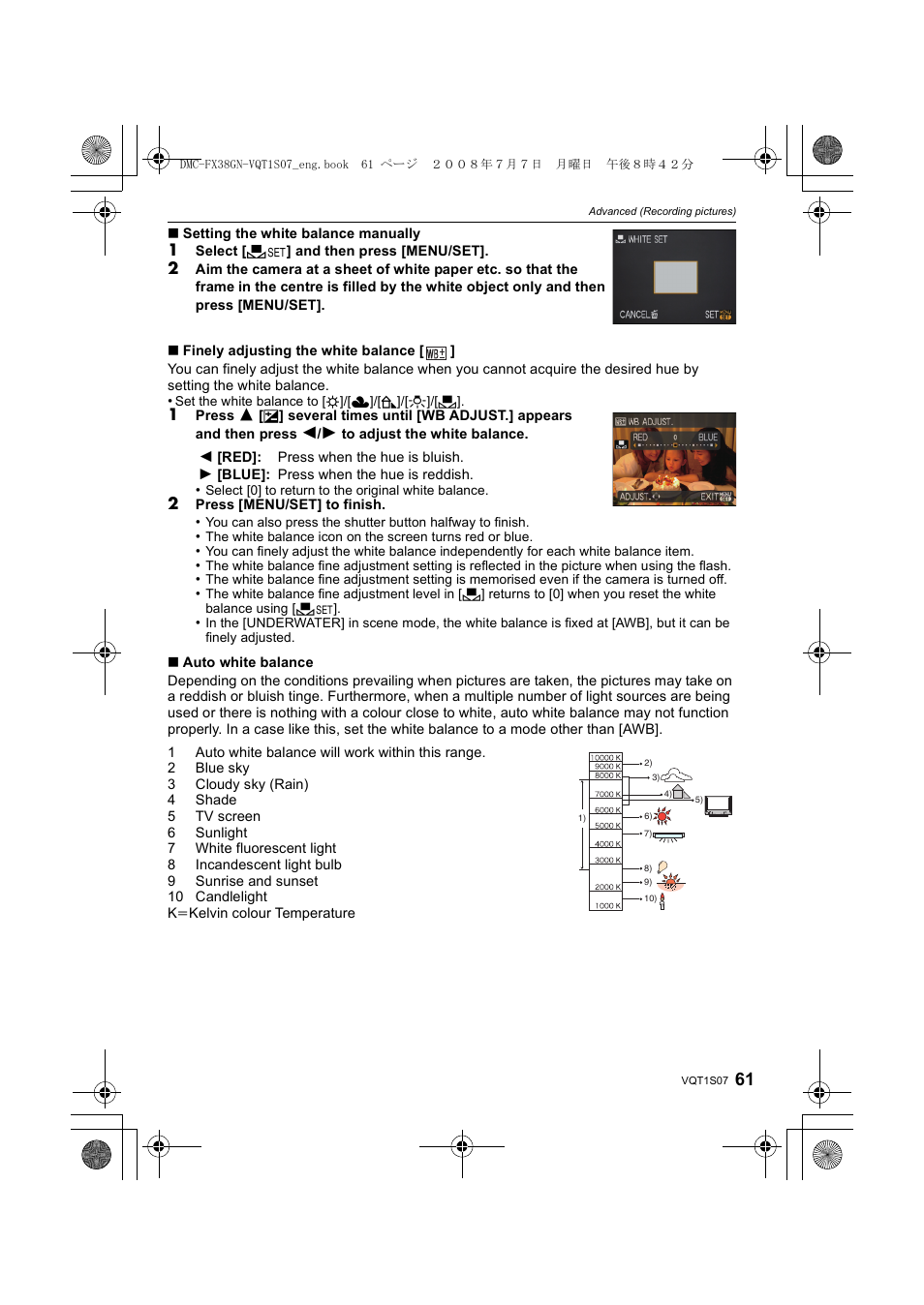 Panasonic DMC-FX38 User Manual | Page 61 / 120