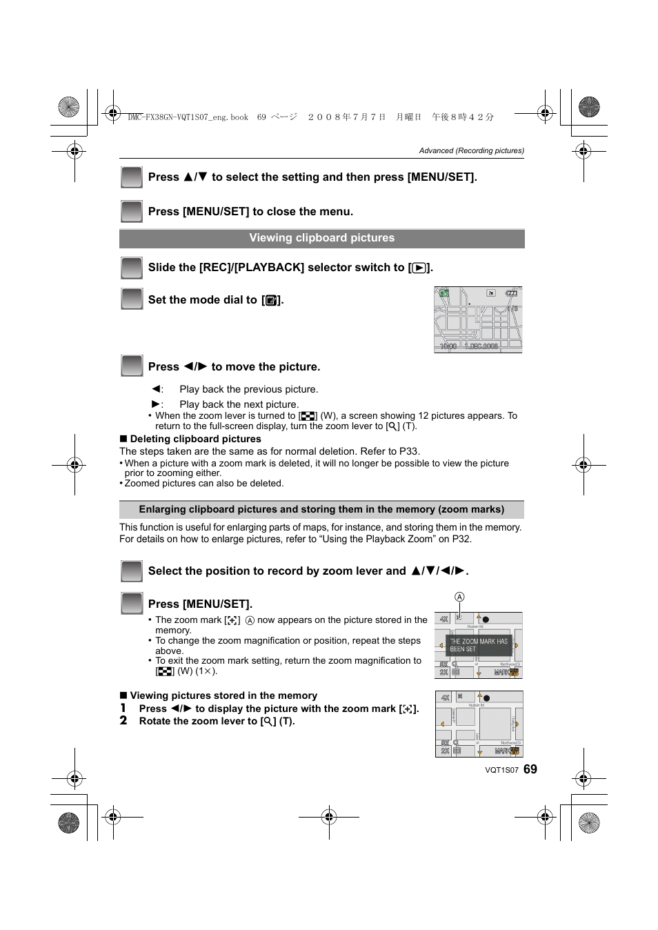 Panasonic DMC-FX38 User Manual | Page 69 / 120