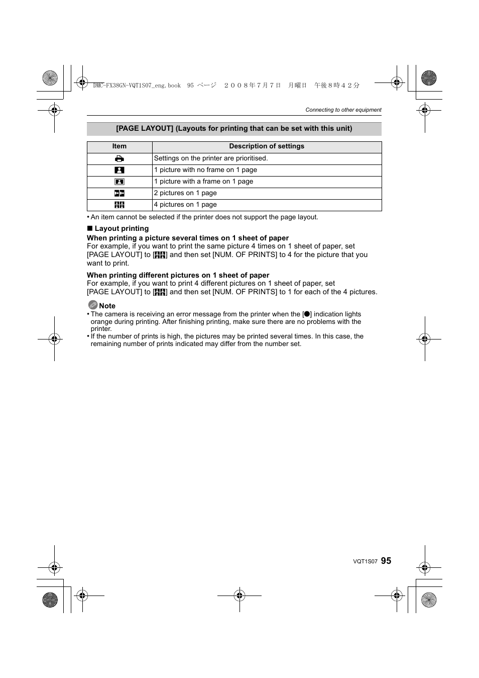 Panasonic DMC-FX38 User Manual | Page 95 / 120