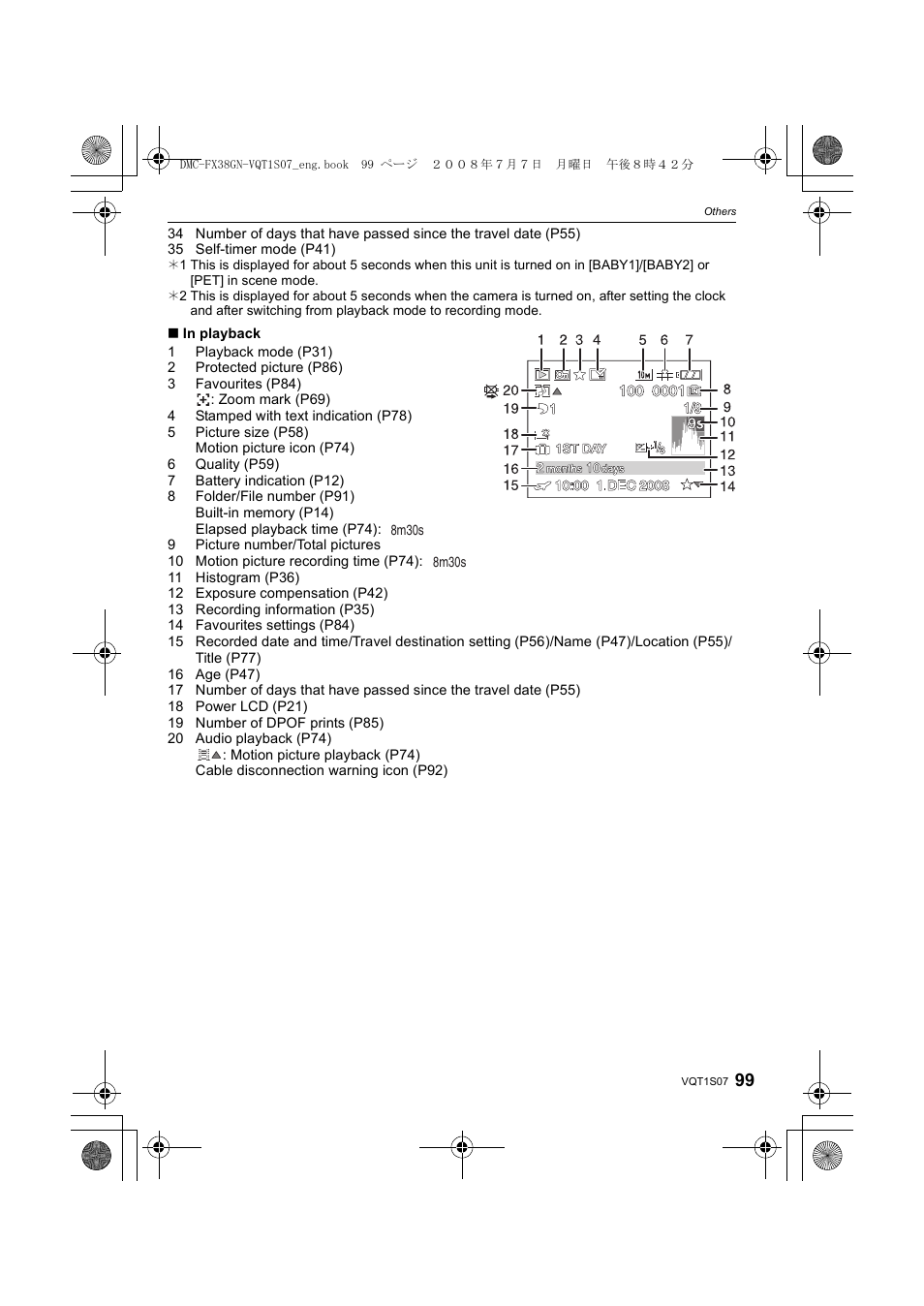 Panasonic DMC-FX38 User Manual | Page 99 / 120