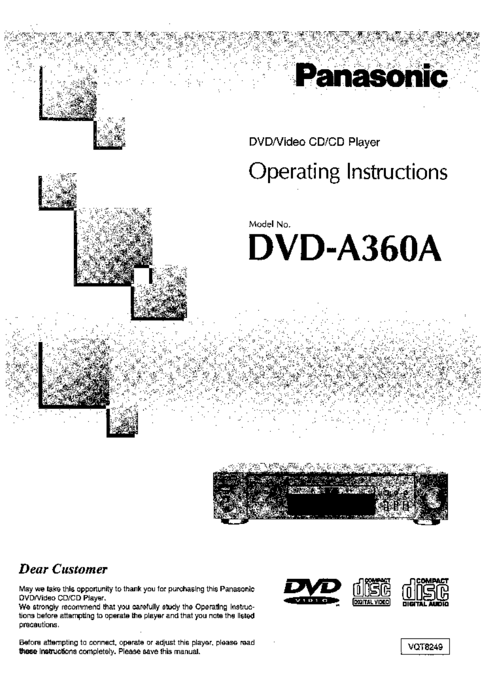 Panasonic DVD-A360A User Manual | 47 pages